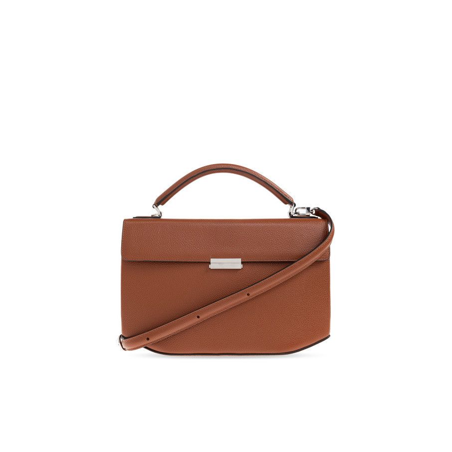 Toteme TOTEME Box Brown Leather Top Handle Bag New And Authentic Size ONE SIZE - 1 Thumbnail