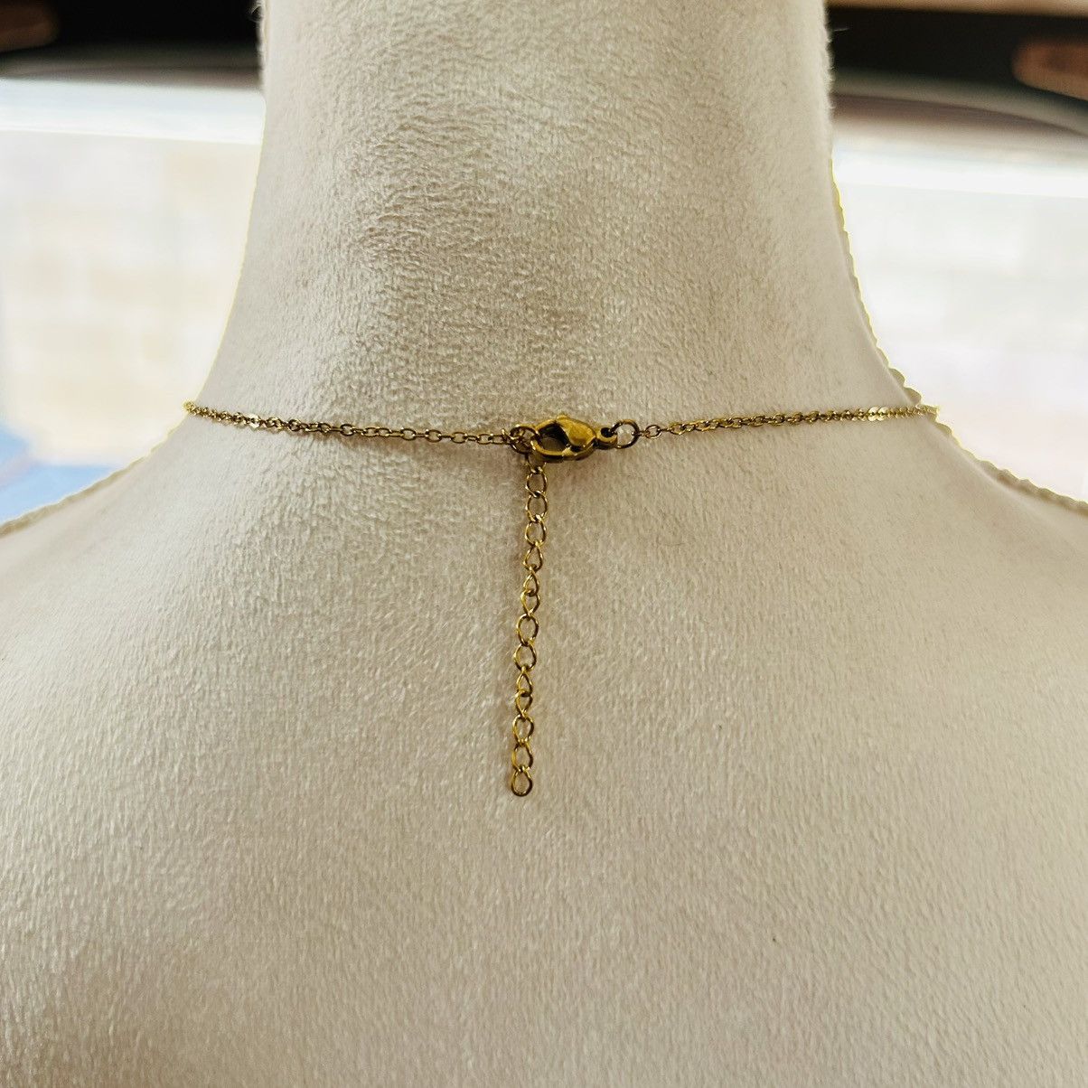 Handmade Handcrafted brass skeleton key pendant on chain necklace Size ONE SIZE - 4 Thumbnail