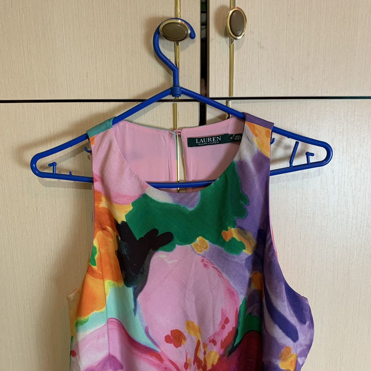 Other 🔥RARE🔥Polo Ralph Lauren Flowers Designed Overprint Dress Size M / US 6-8 / IT 42-44 - 2 Thumbnail