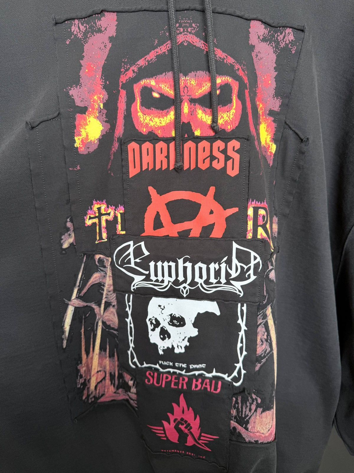 Vetements VETEMENTS Metal Patch hoodie FW21 Size US S / EU 44-46 / 1 - 2 Thumbnail