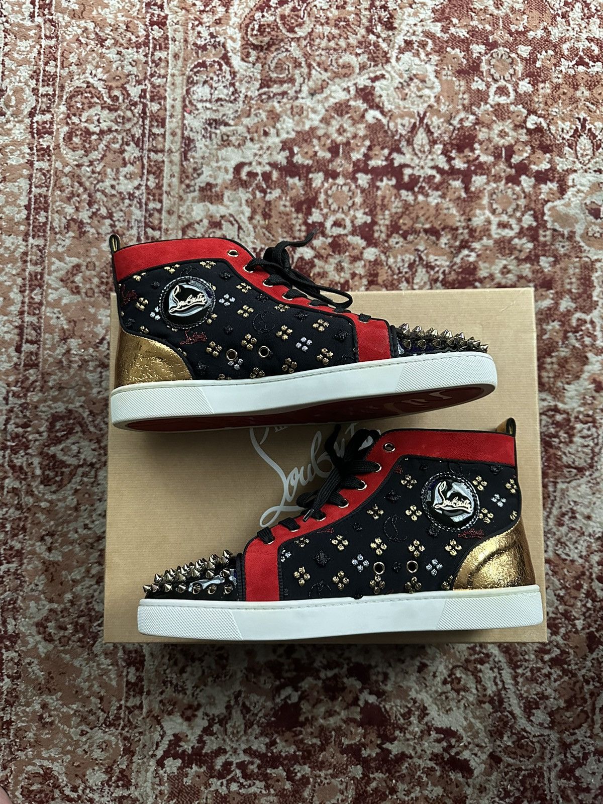 Christian Louboutin spike sneakers