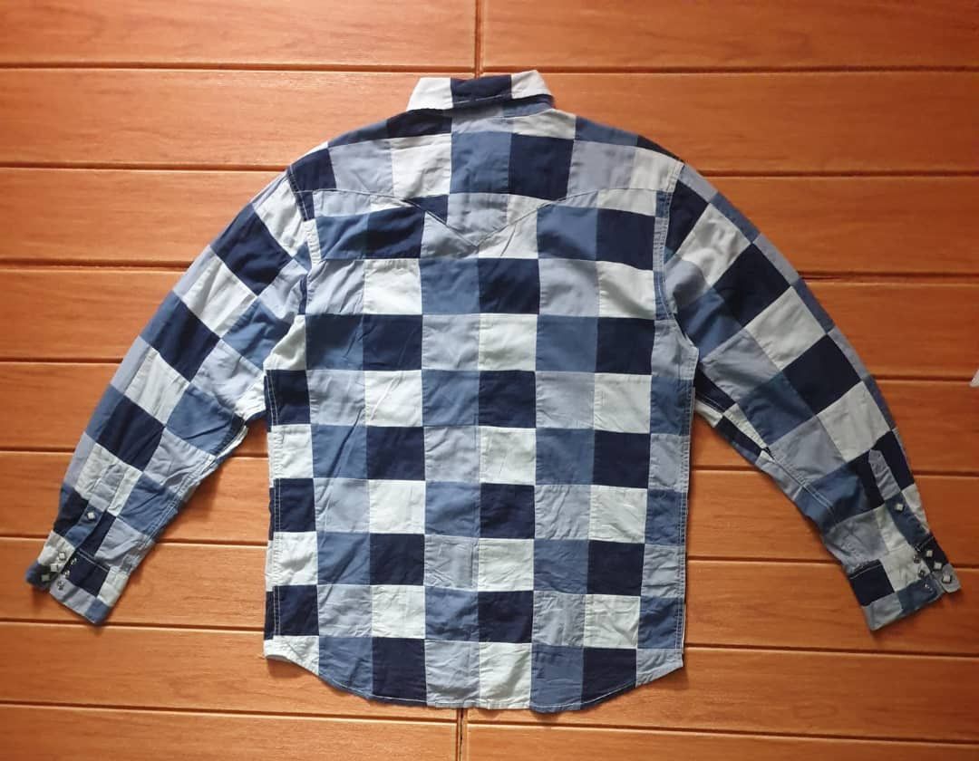 Japanese Brand × PPFM 💥Lucky store patchwork Japanese brand western shirt Size US XL / EU 56 / 4 - 12 Thumbnail
