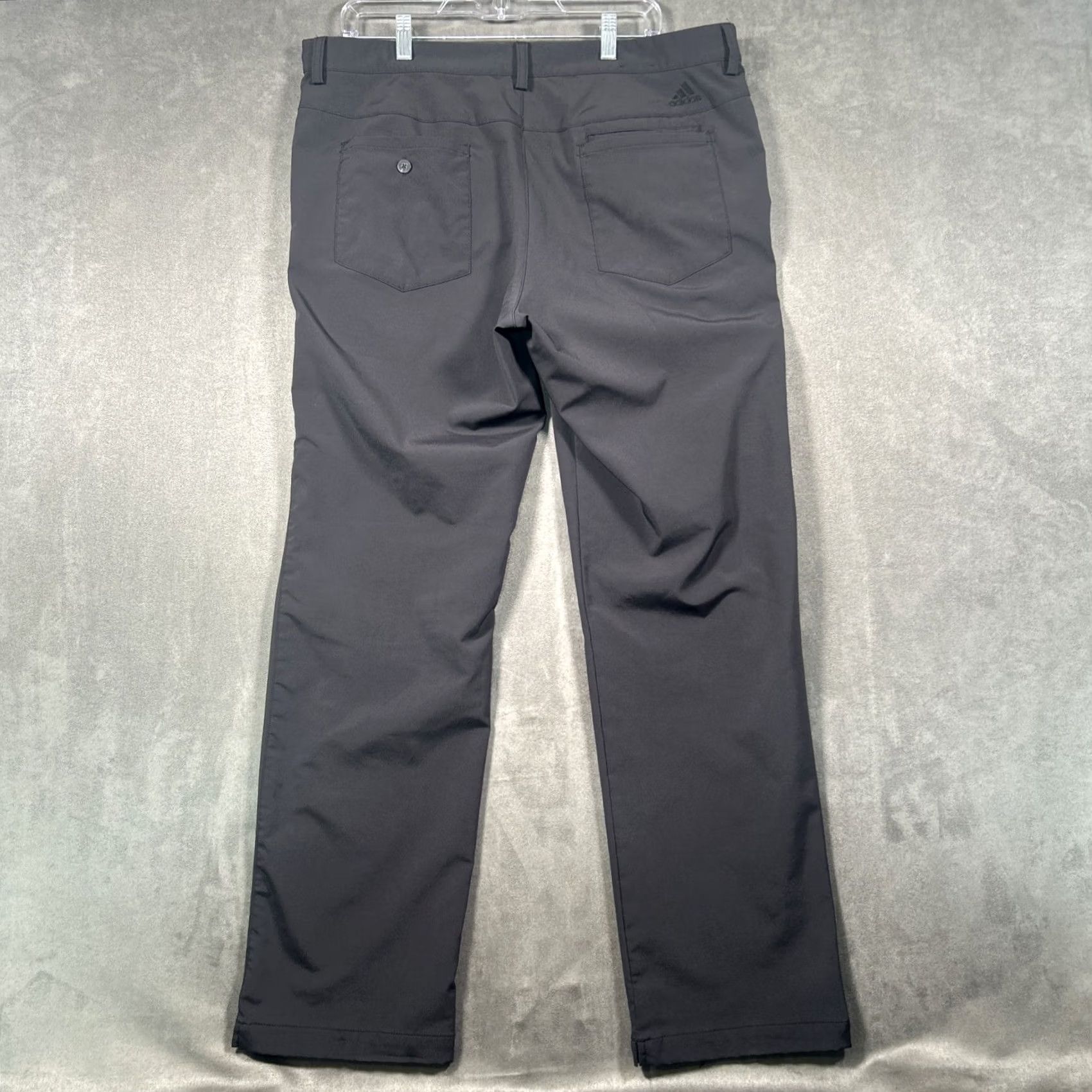 Adidas Adidas Golf Chino Pants Mens 36 (Fits 37) x 32 Black ClimaLite Straight Leg Size US 36 / EU 52 - 6 Thumbnail