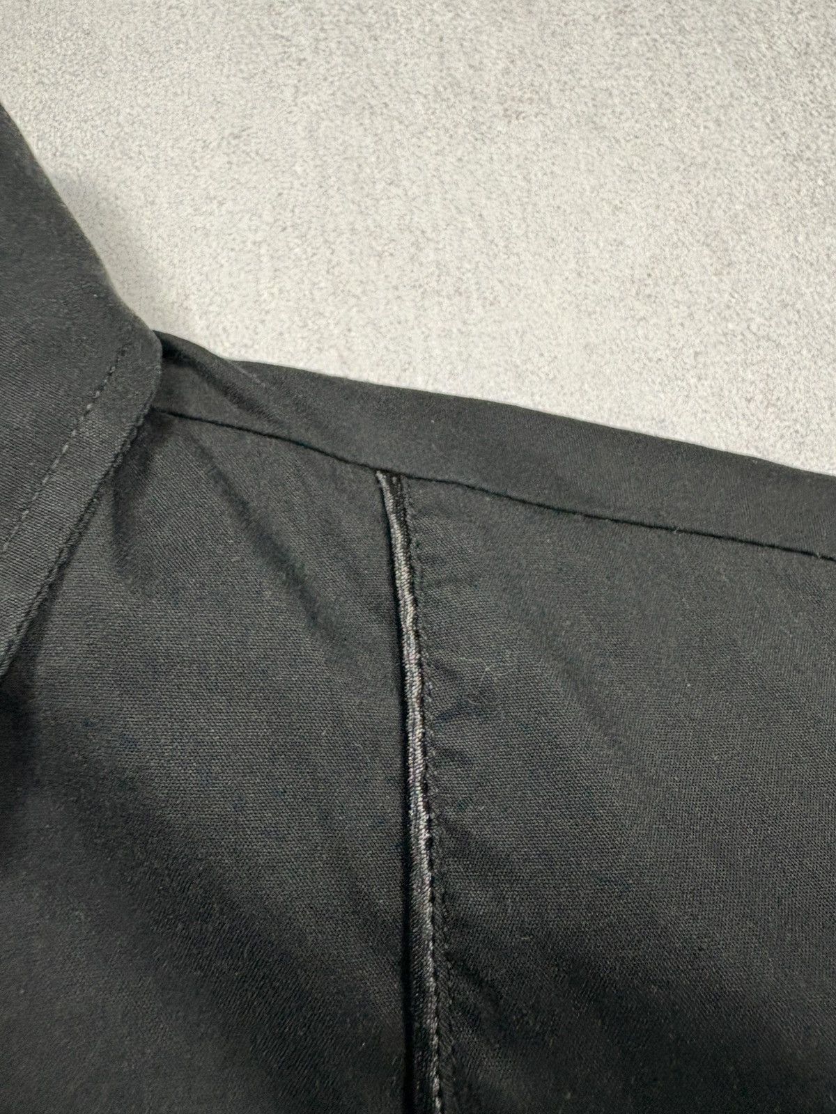 Takeshy Kurosawa Takeshy Kurosawa Black Artisanal Wrinkled Shirt Archive 00s Size US L / EU 52-54 / 3 - 15 Thumbnail