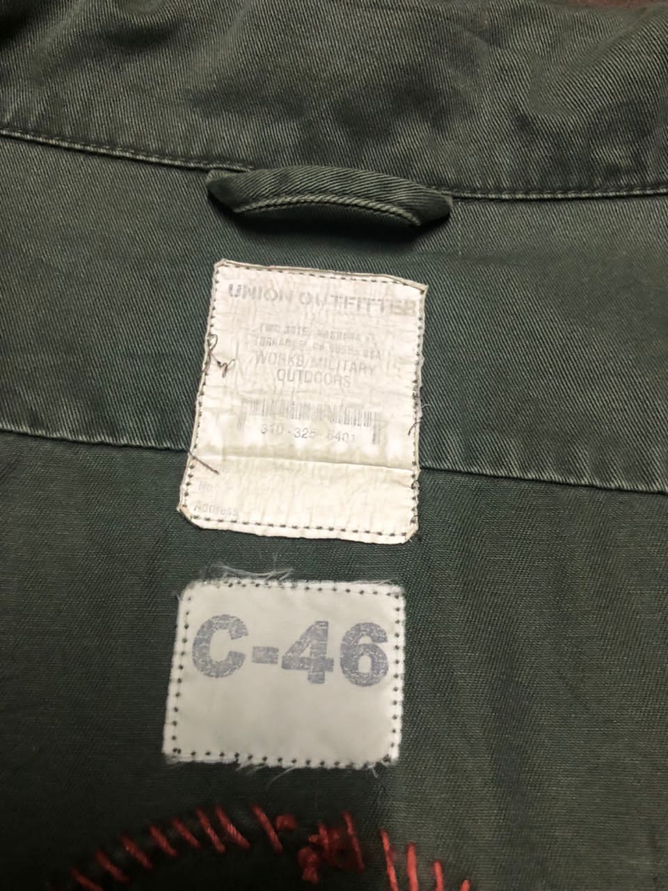 Vintage Vtg Union Outfitter C-46 Button Down Shirt Custom Patch Size US M / EU 48-50 / 2 - 19 Thumbnail