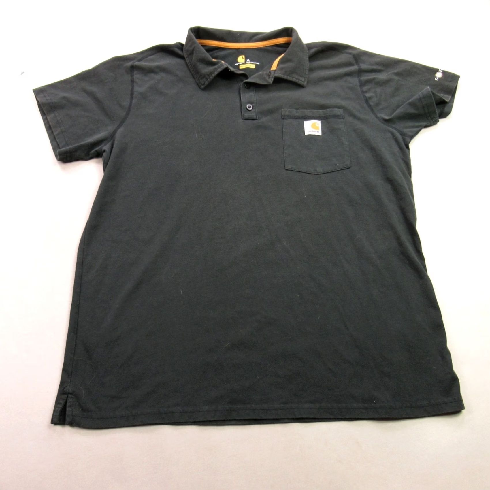 Carhartt Carhartt Polo Shirt Mens XL Short Sleeve Casual Lightweight Golf Relaxed Black Size US XL / EU 56 / 4 - 2 Thumbnail