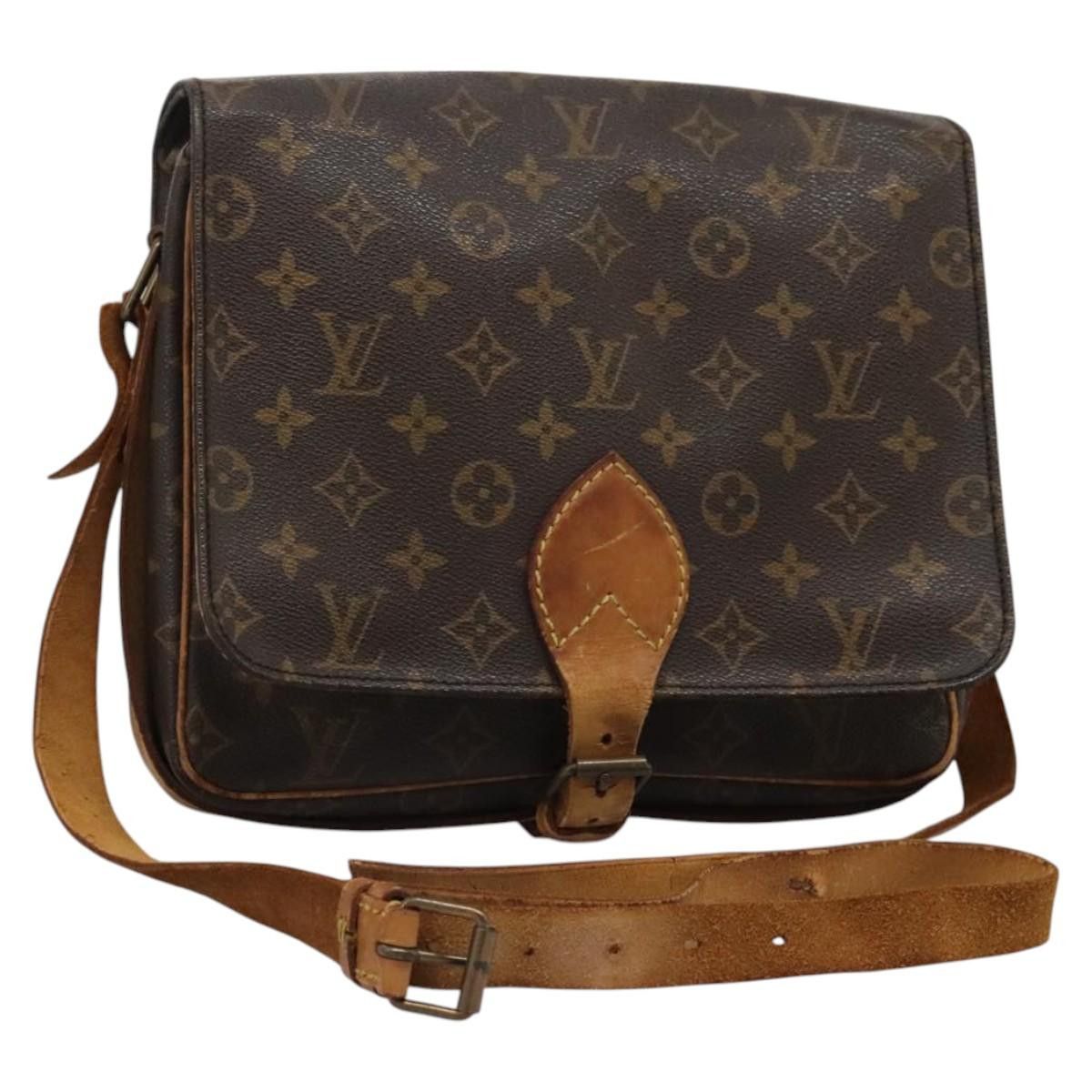 Louis Vuitton Monogram Cartouchiere Gm Shoulder Bag M51252 Lv Auth Bs24441, Women's