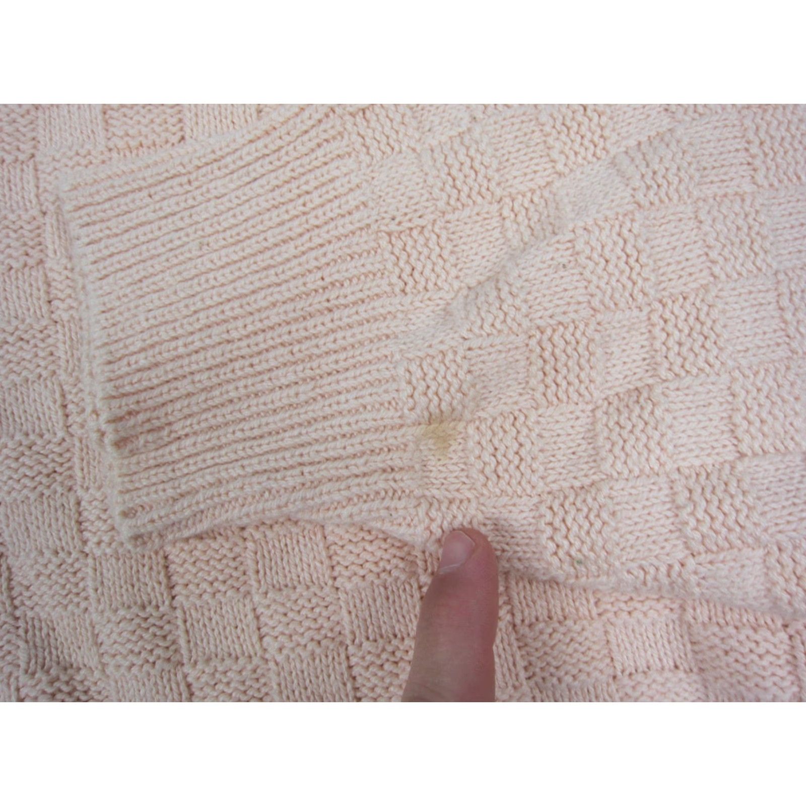 Vintage VINTAGE Victoria Dry Goods Sweater Womens L Pink Knit Crew Neck Pullover 90s Casual Fall Winter Spring Cotton Knit All Seasons Womens Size L / US 10 / IT 46 - 4 Thumbnail