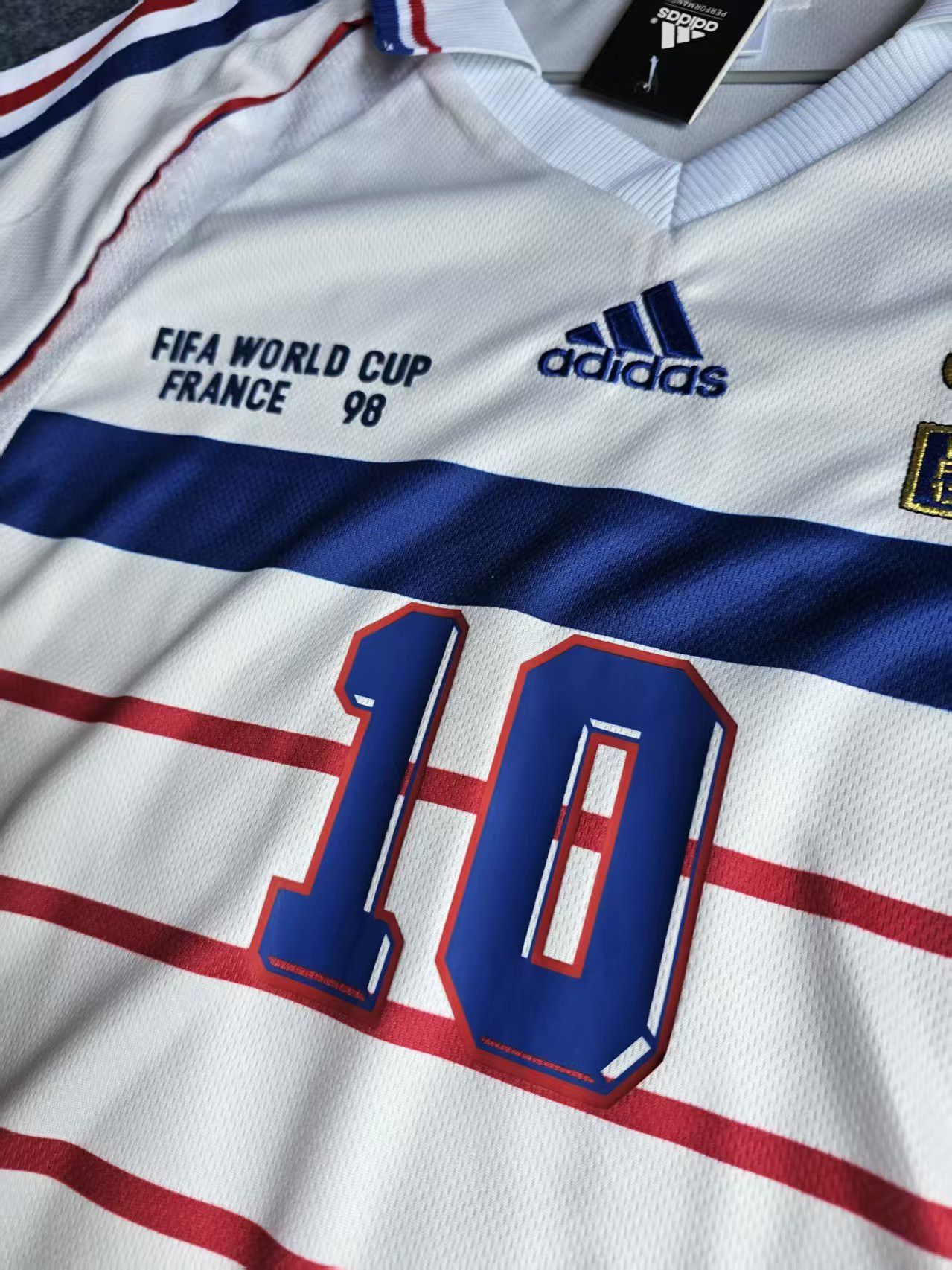 Other 1998 France #10 Zidane Jersey Size US S / EU 44-46 / 1 - 3 Thumbnail