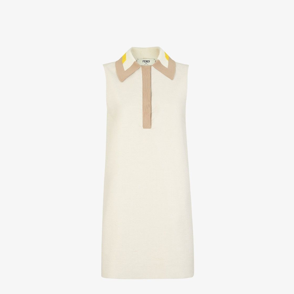 Fendi o1s1wg110825 Dress in Beige Size L / US 10 / IT 46 - 1 Thumbnail