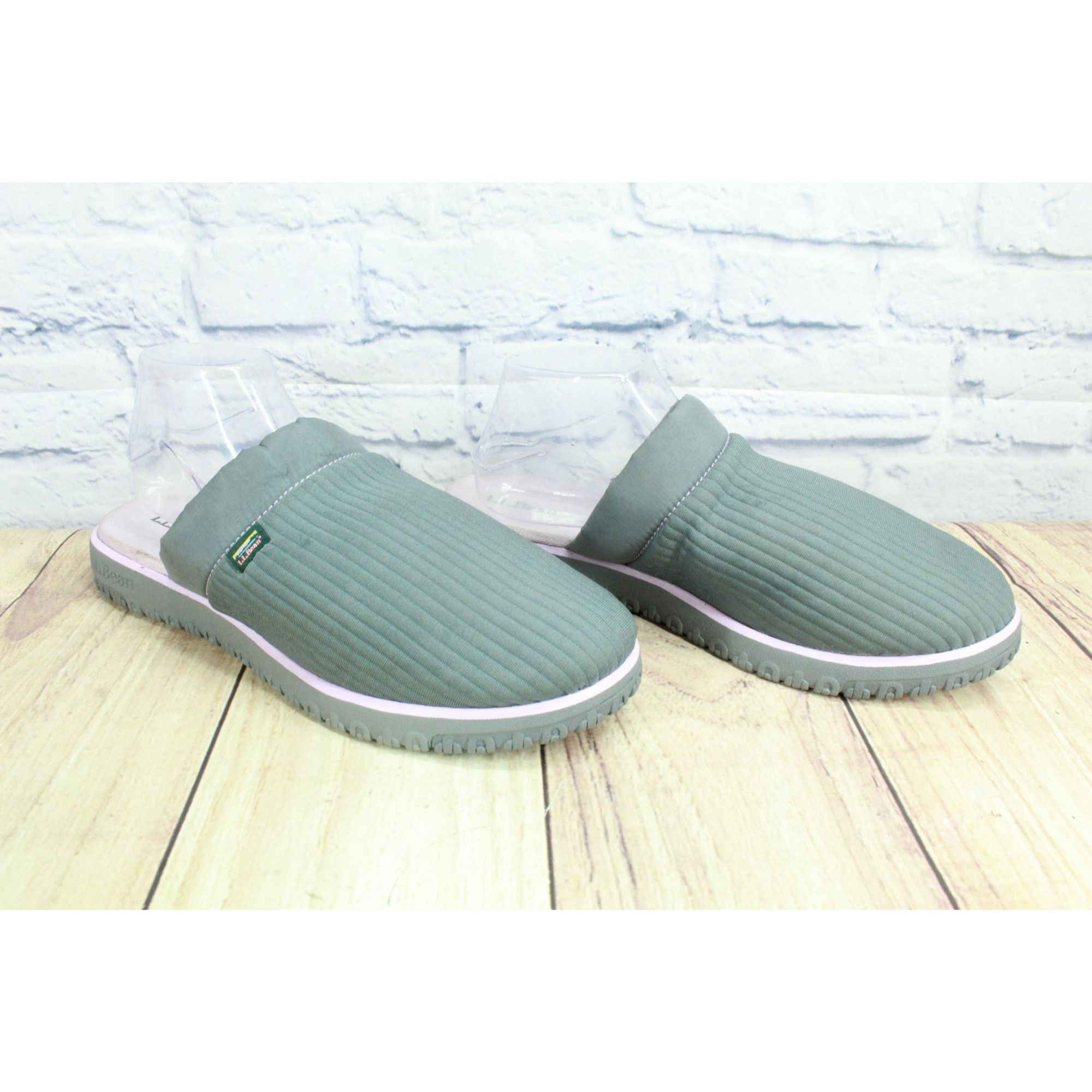 L.L. Bean LL Bean Gray Airlight Slip-On Indoor Scuff Slippers 11 Size US 11 / IT 41 - 3 Thumbnail
