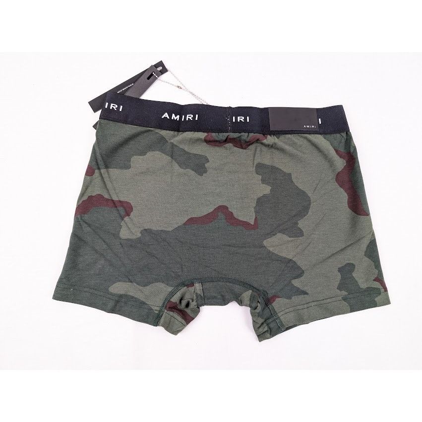 Amiri o1rshd1 Waistband Camo Boxer Short in Orange/Black Size US 34 / EU 50 - 9 Thumbnail