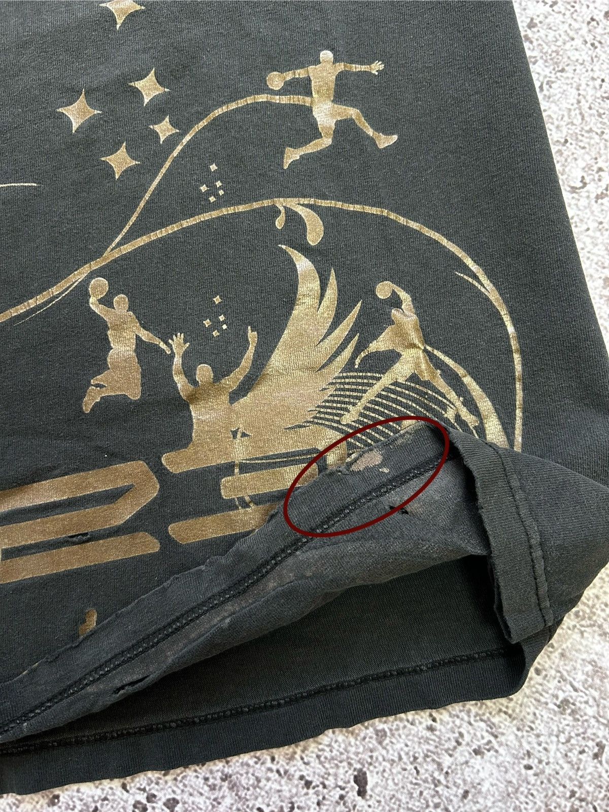 Jordan Brand × Nike × Vintage Vintage 90’s Nike Jordan 23 Logo Retro Rare T-Shirt Y2K Hype Size US M / EU 48-50 / 2 - 14 Thumbnail