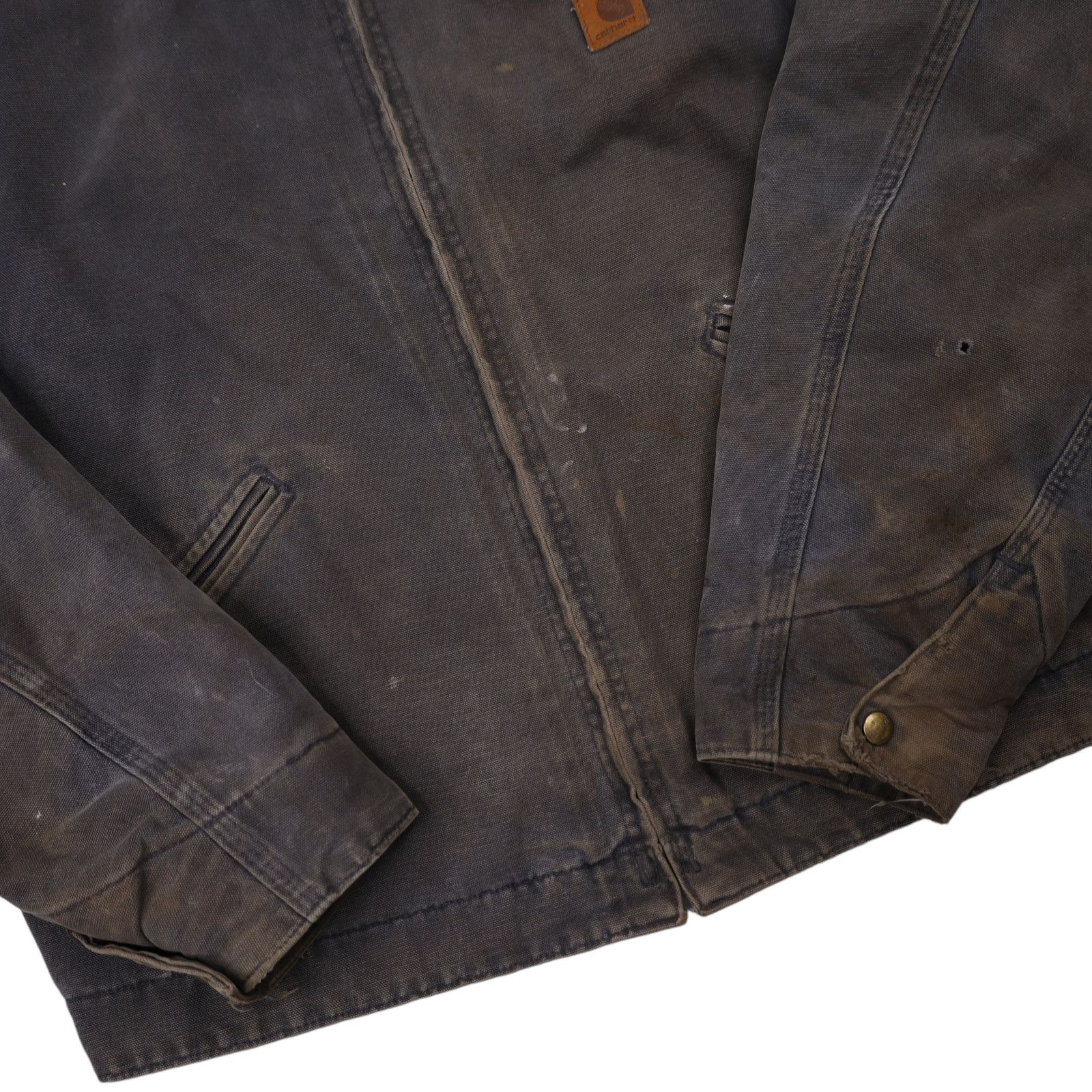 Carhartt × Vintage 2002 Vintage Distressed Carhartt J97PLT Jacket Size US XL / EU 56 / 4 - 3 Thumbnail