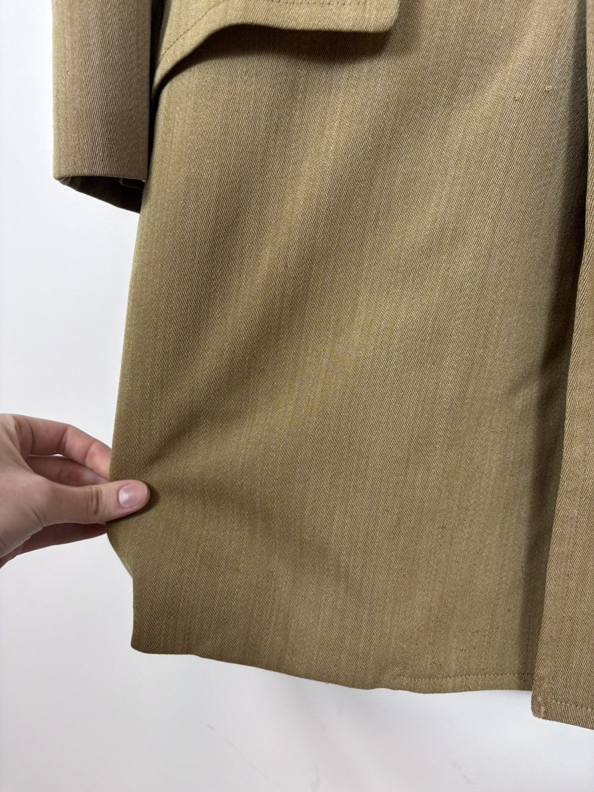Loro Piana Loro Piana Vintage Men’s Mustard Brown Wool Car Coat Size US L / EU 52-54 / 3 - 8 Thumbnail