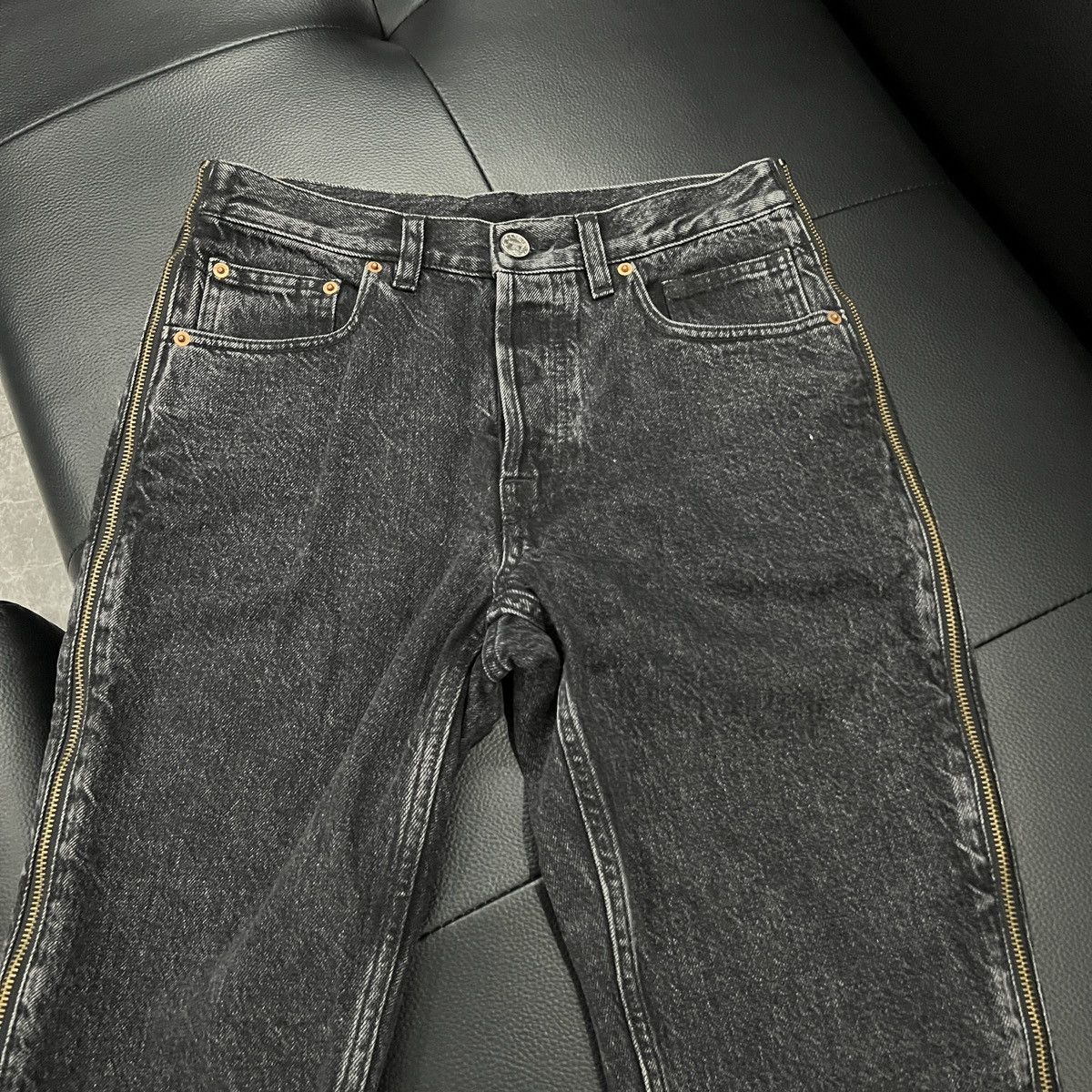 Vetements Vetements SS20 Side-Zip Washed Denim Jeans Size US 28 / EU 44 - 4 Thumbnail