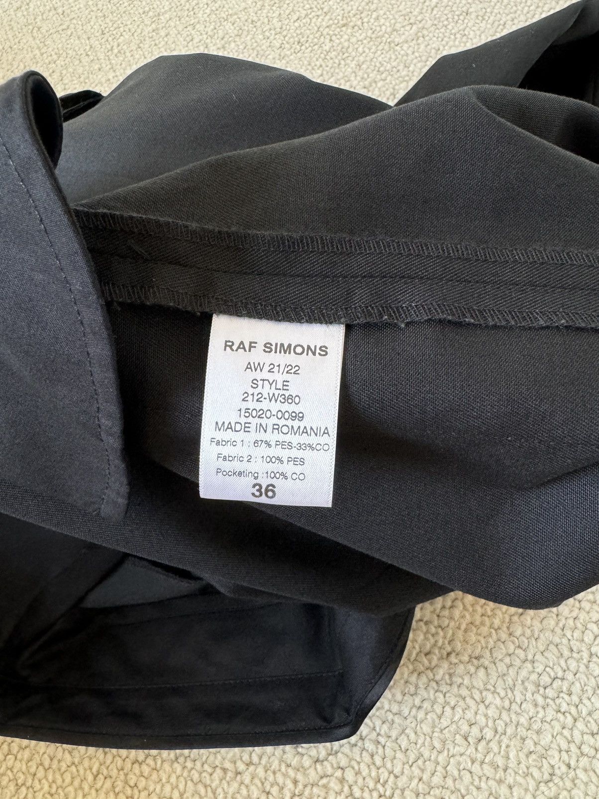Raf Simons Raf Simons Ceremonial Workwear Pants Size 26" / US 2 / IT 38 - 9 Thumbnail