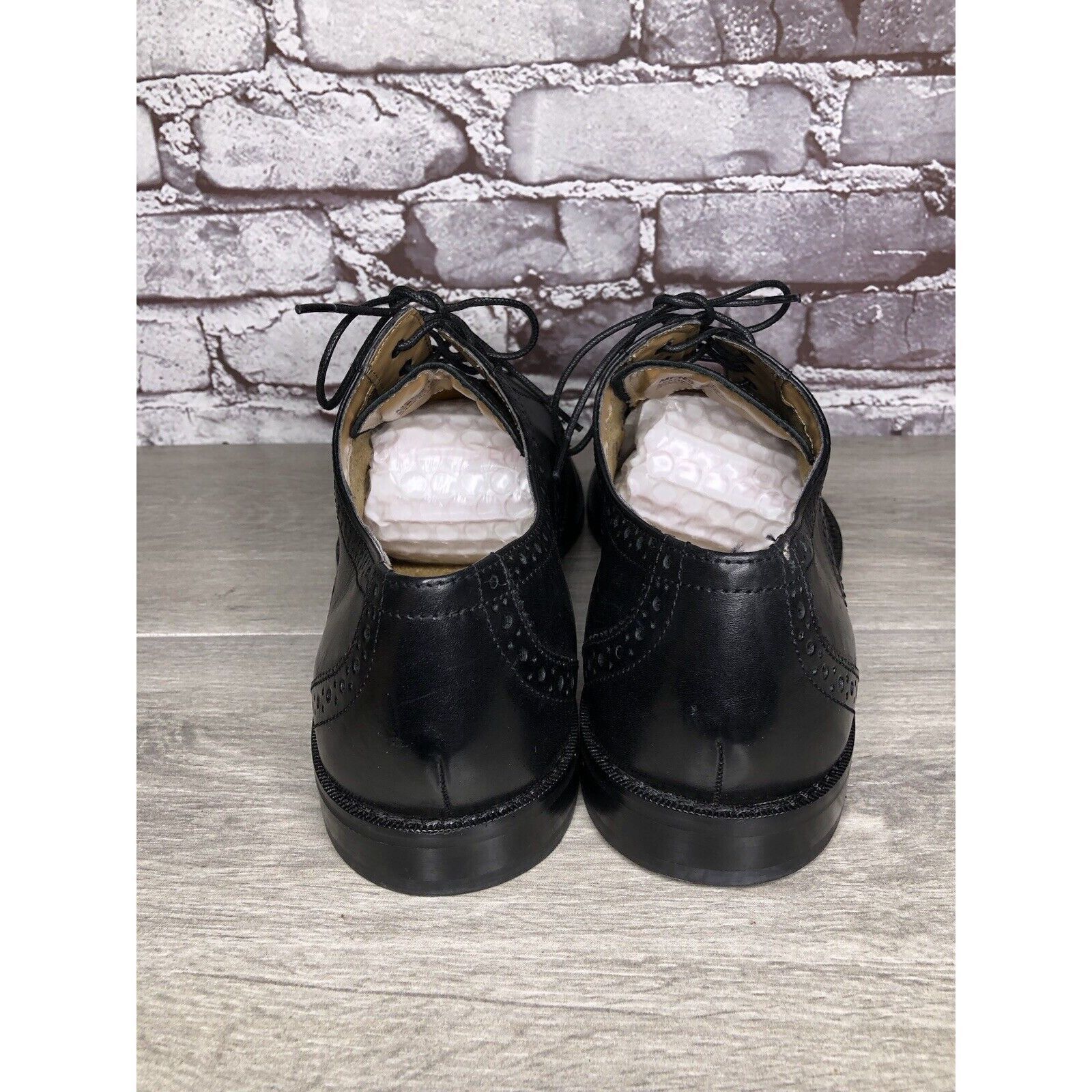 Florsheim Florsheim Black Leather Wingtip Lace Up Dress Shoes Men Sz 1 Size US 12 / EU 45 - 3 Thumbnail