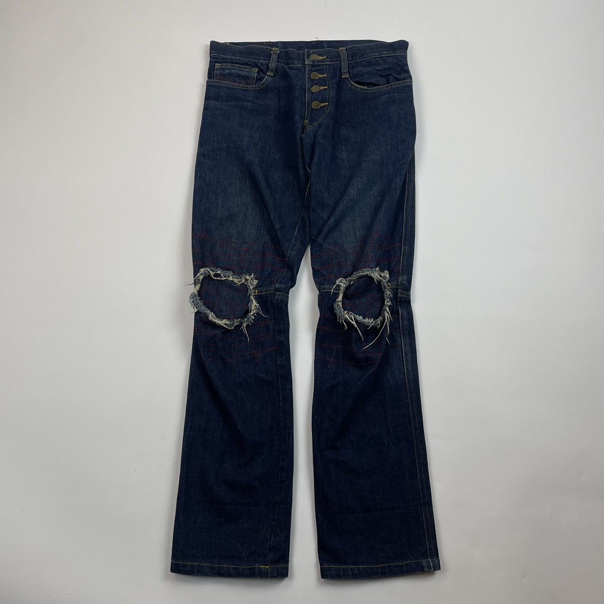 image of Avant Garde x Christopher Nemeth Punk Jeans in Navy, Men's (Size 30)