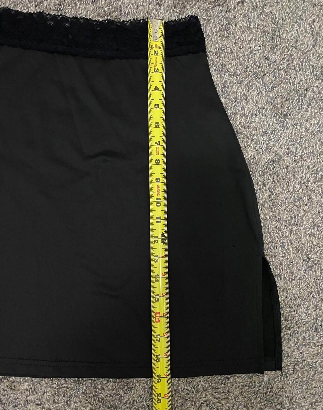 Other MANCYFIT Slip Underskirt with Slit in Black (SMALL) Size ONE SIZE - 9 Thumbnail