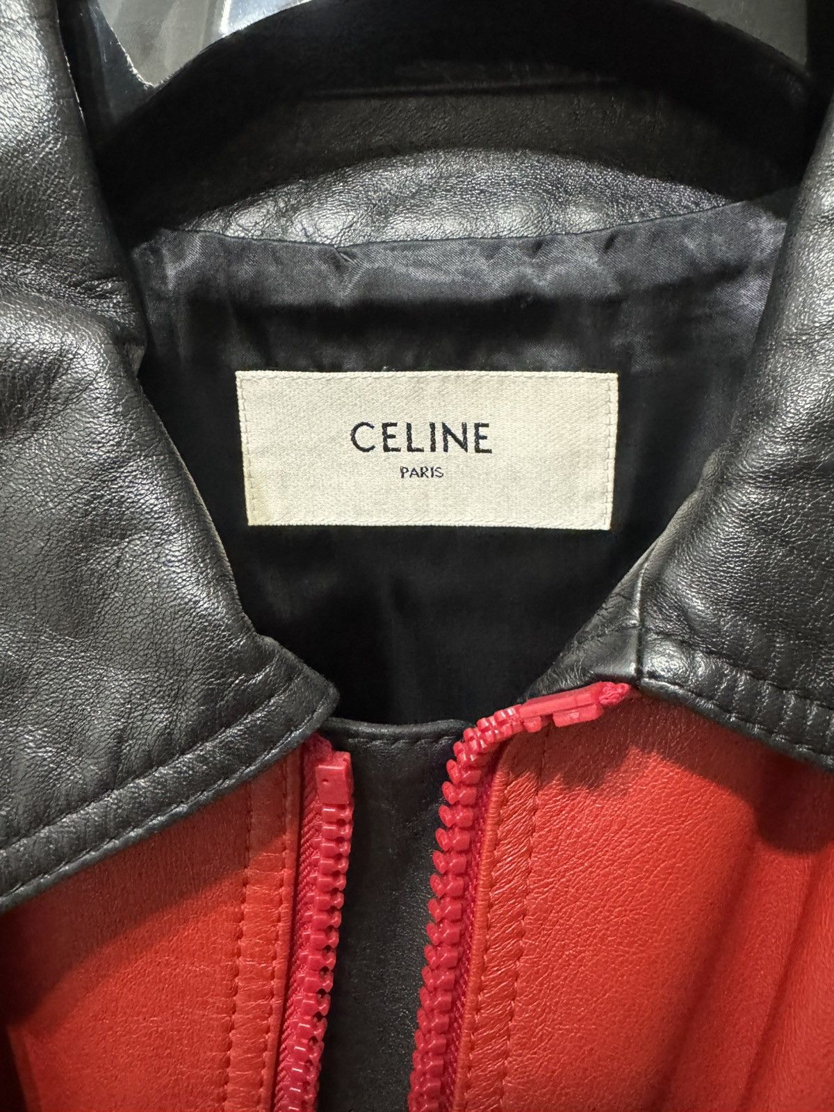 Celine Celine SS21 leather biker jacket EU 52 Size US L / EU 52-54 / 3 - 4 Thumbnail