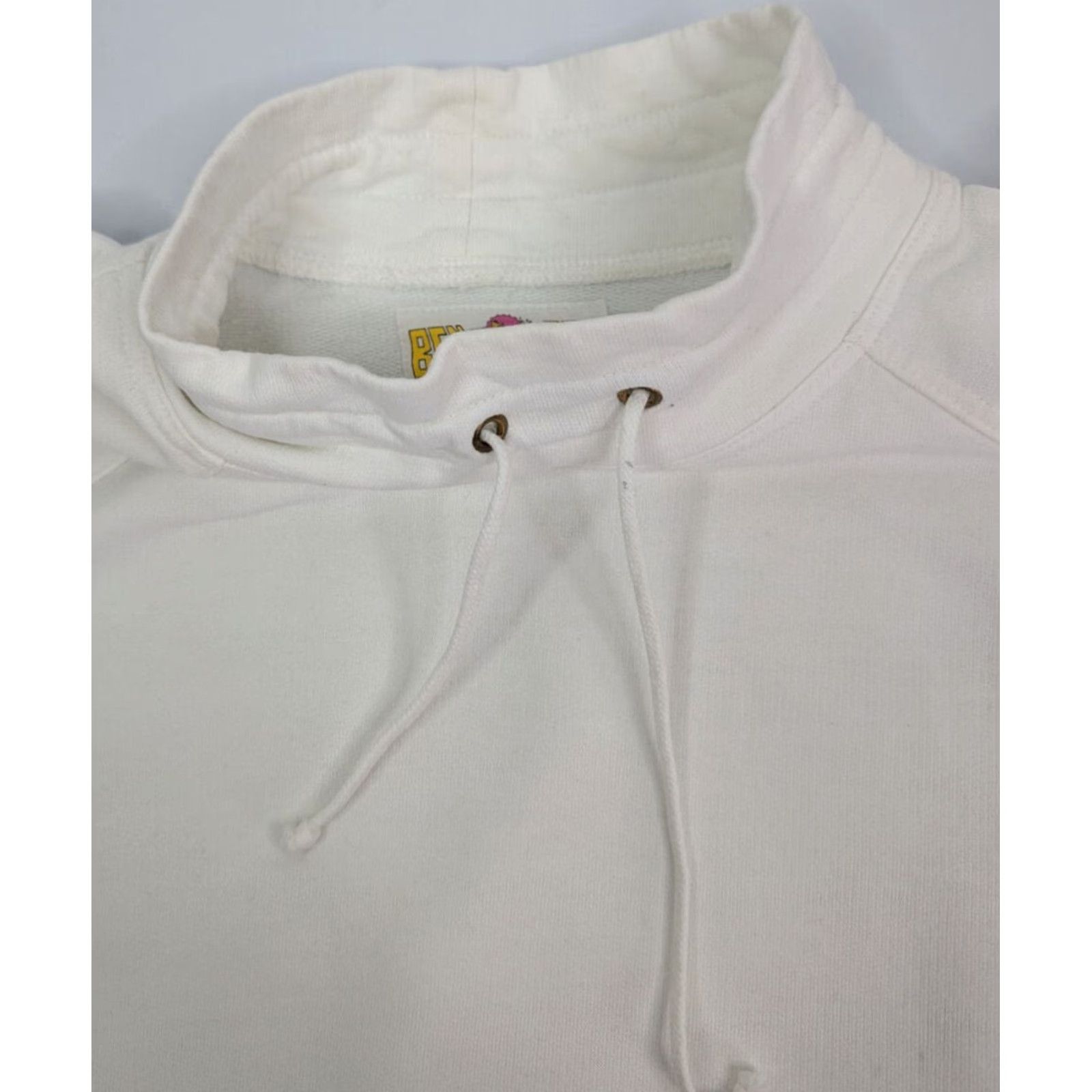 Vintage VINTAGE Benger Sweatshirt Women 38 White Drawstring Pullover 80s 90s Austria Size XS / US 0-2 / IT 36-38 - 6 Thumbnail