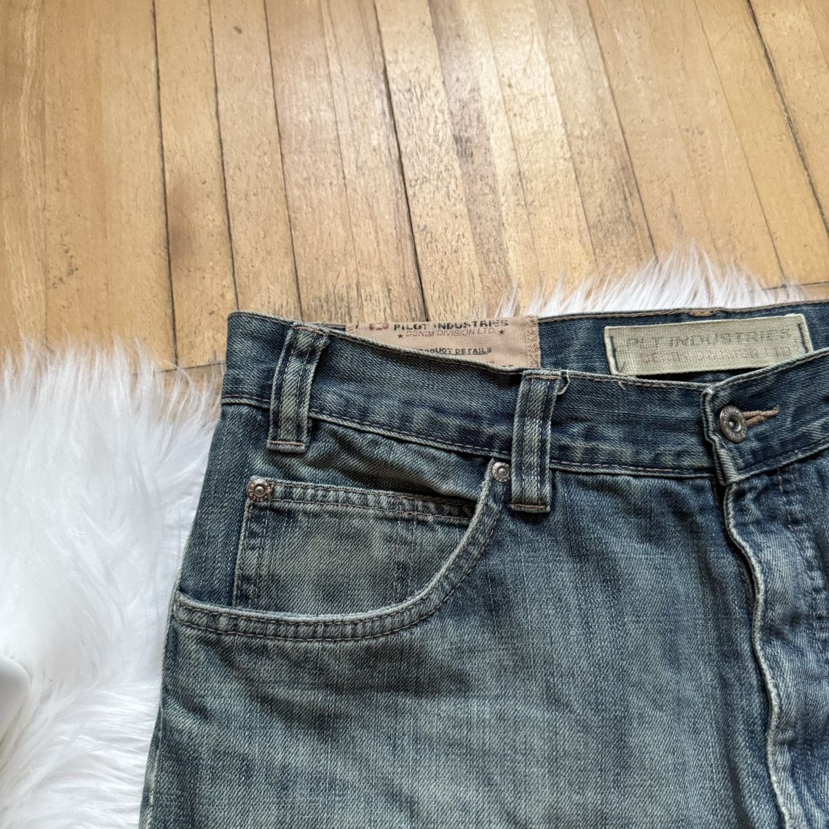 If Six Was Nine 📌 Vintage Pilot Industries Y2K Washed LGB vibe Denim Jeans Size US 31 - 10 Thumbnail