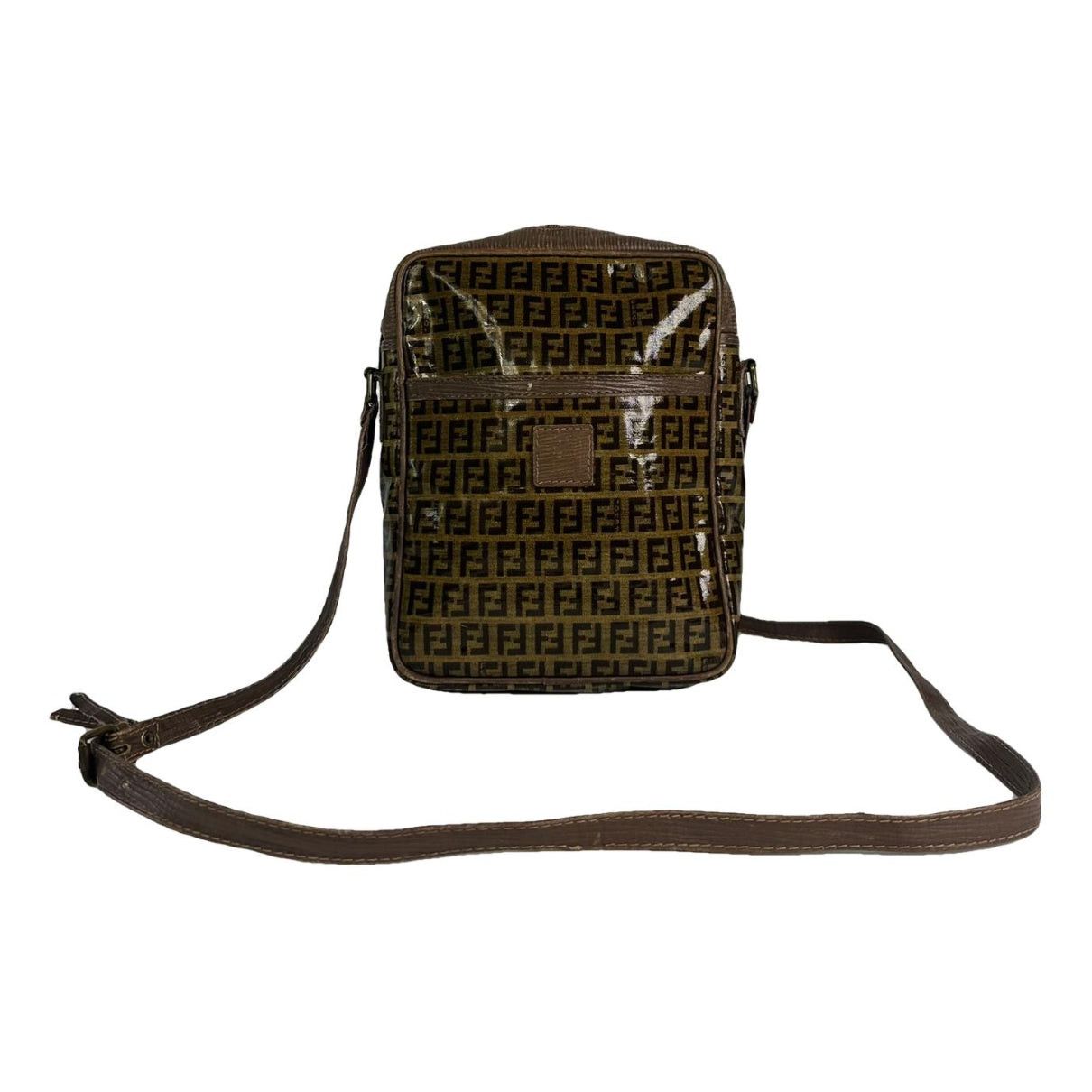Fendi Baguette Brown Patent Leather Handbag Size ONE SIZE - 1 Thumbnail