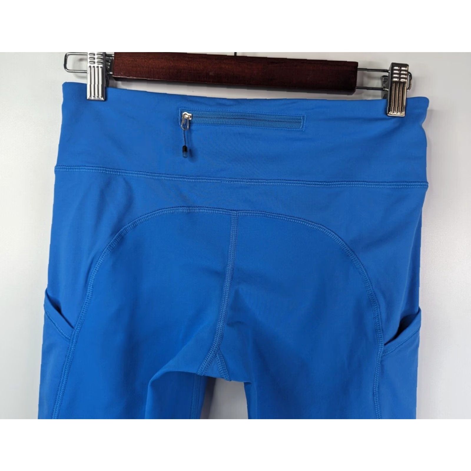 Lululemon Lululemon Blue Speed Tight Luxtreme Ruched Ankle Leggings Women 26” Size 26" / US 2 / IT 38 - 5 Thumbnail