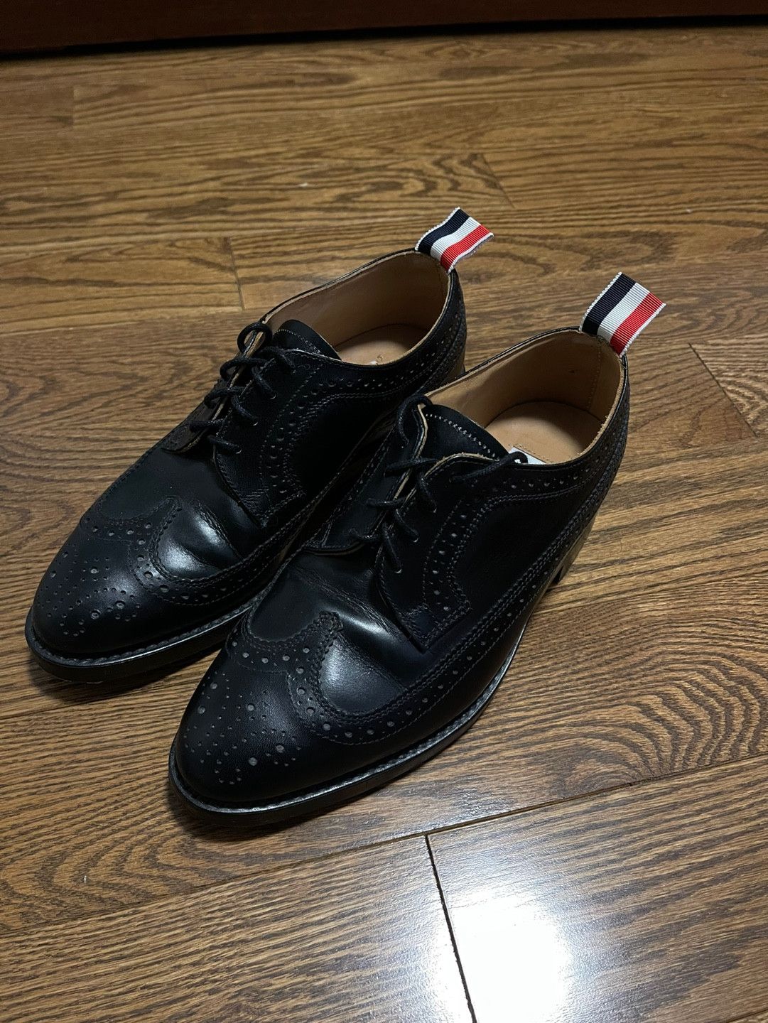 Thom Browne Thom Browne RWB Stripe Tab Brogues SZ 37 Size US 7 / IT 37 - 1 Thumbnail