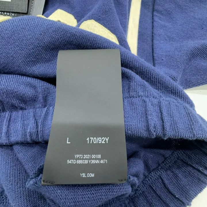 Saint Laurent Paris Saint Laurent Blue Lovers Club T-Shirt -2507 Size L / US 10 / IT 46 - 5 Thumbnail
