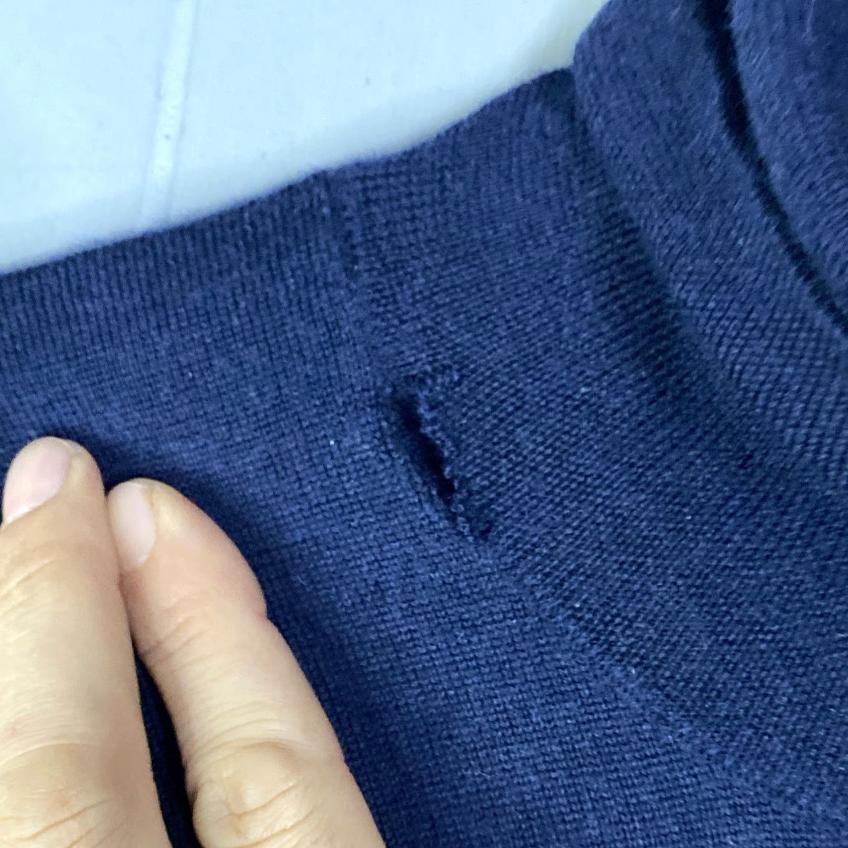 Polo Ralph Lauren VINTAGE Polo Ralph Lauren Sweater Shirt Mens L Navy Wool Merino Turtleneck Pullover 90s Logo Size US L / EU 52-54 / 3 - 5 Thumbnail