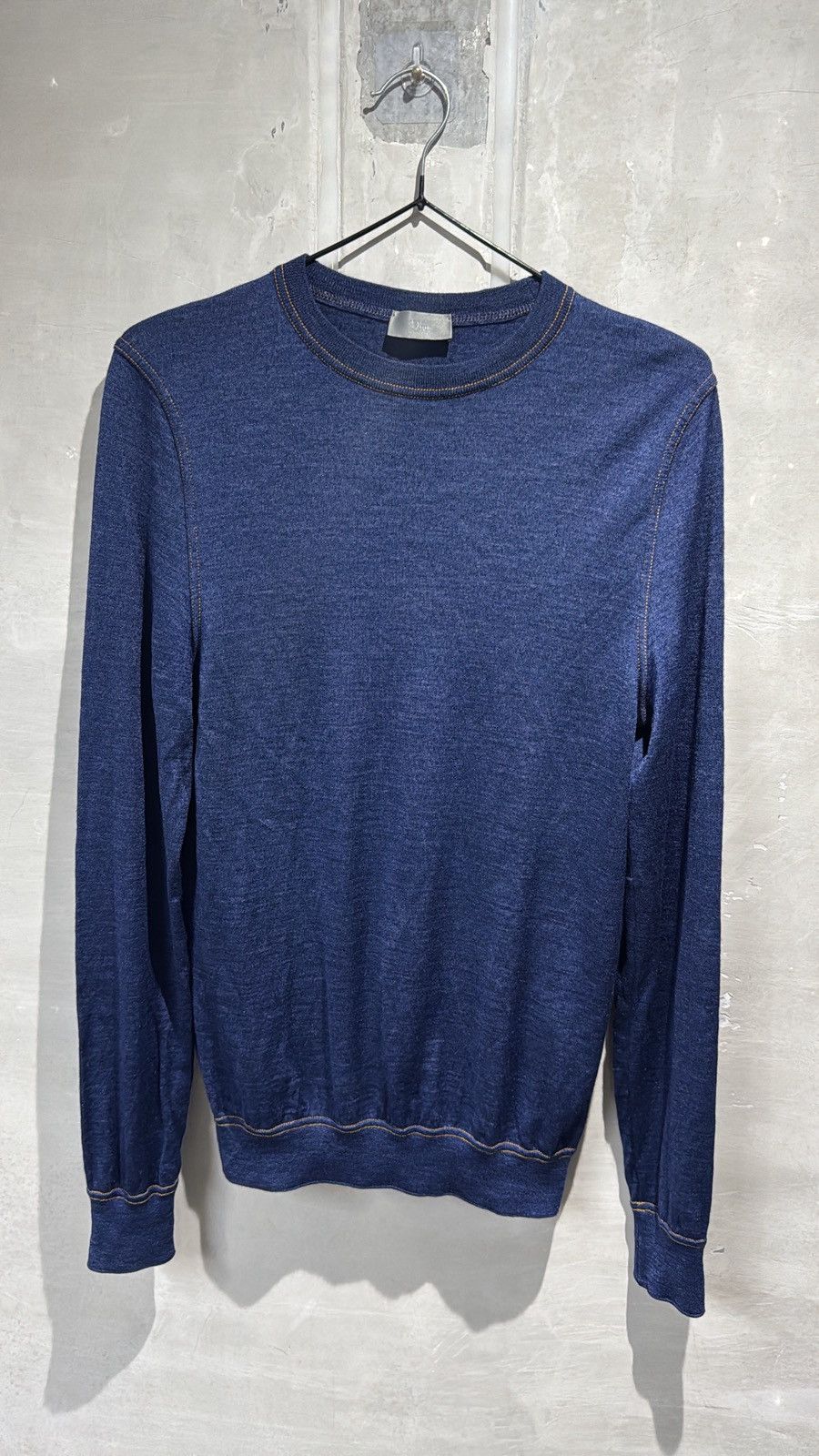 Dior AW 2008 Dior Homme Kris Van Assche Virgin Wool Knit Crewneck Size US S / EU 44-46 / 1 - 20 Thumbnail