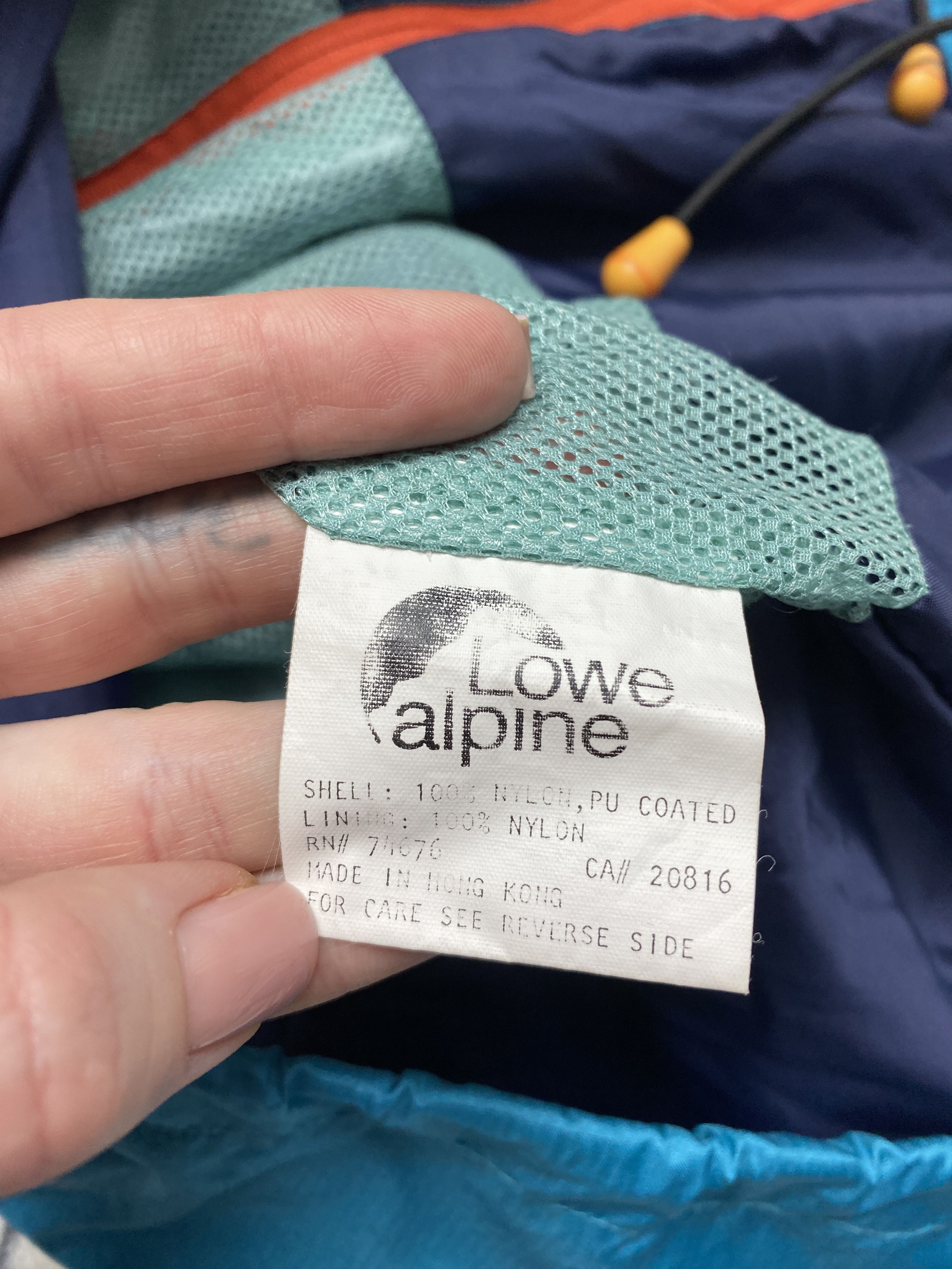 Vintage Lowe Alpine Vintage Mens Outdoor Jacket Size US S / EU 44-46 / 1 - 7 Thumbnail