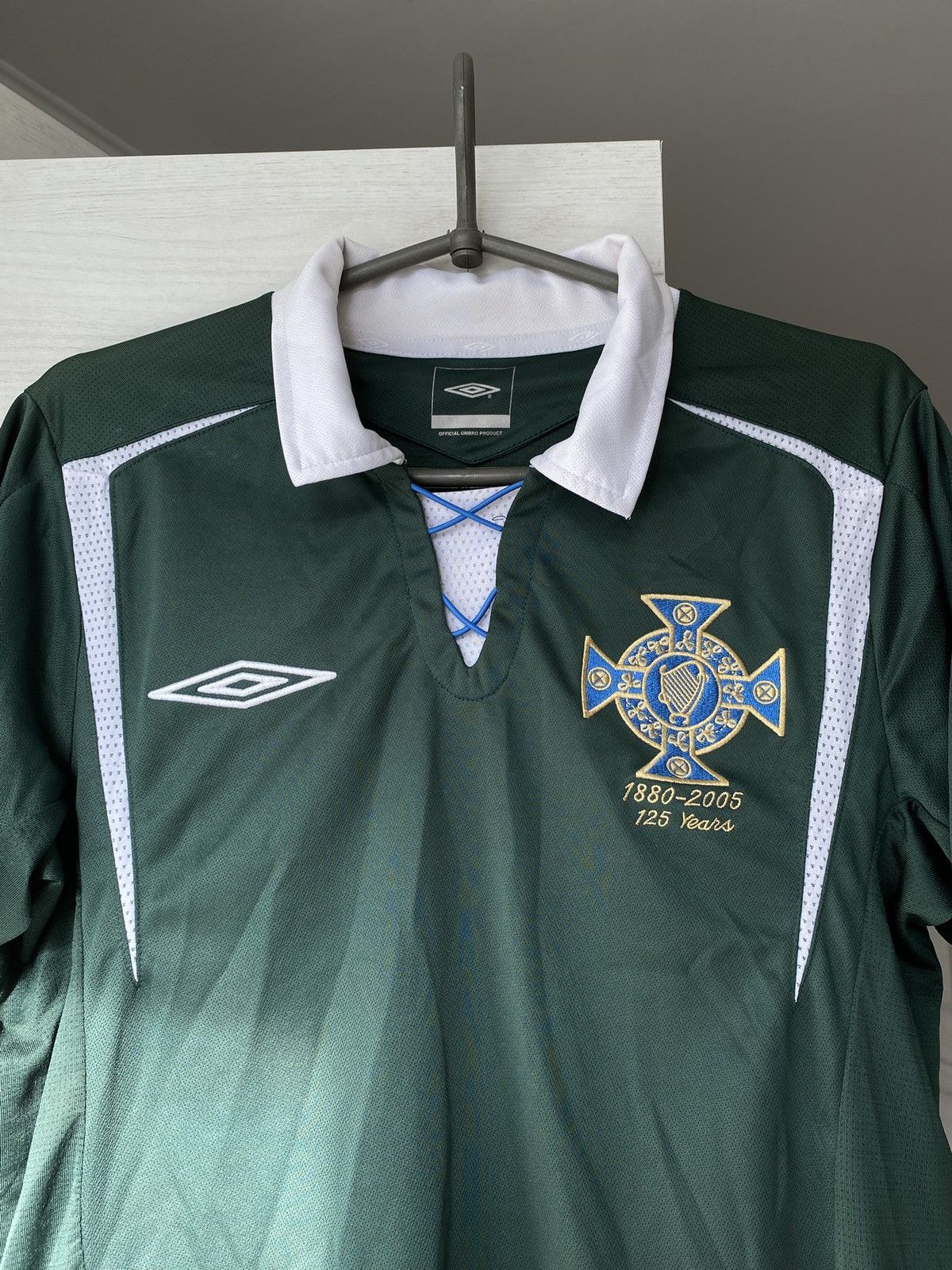 Umbro Vintage Umbro Northern Ireland 125 th Anniversary Jersey Size US M / EU 48-50 / 2 - 2 Thumbnail