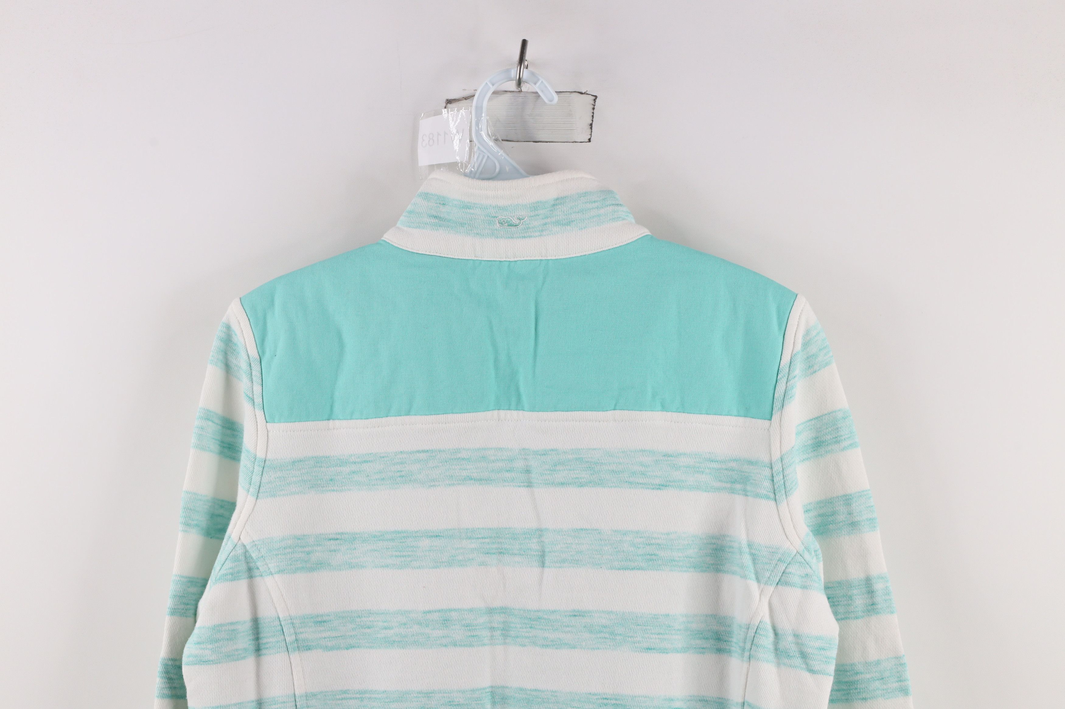 Vineyard Vines × Vintage Vineyard Vines Out Space Dyed Striped Shep Half Zip Sweater Size M / US 6-8 / IT 42-44 - 11 Thumbnail