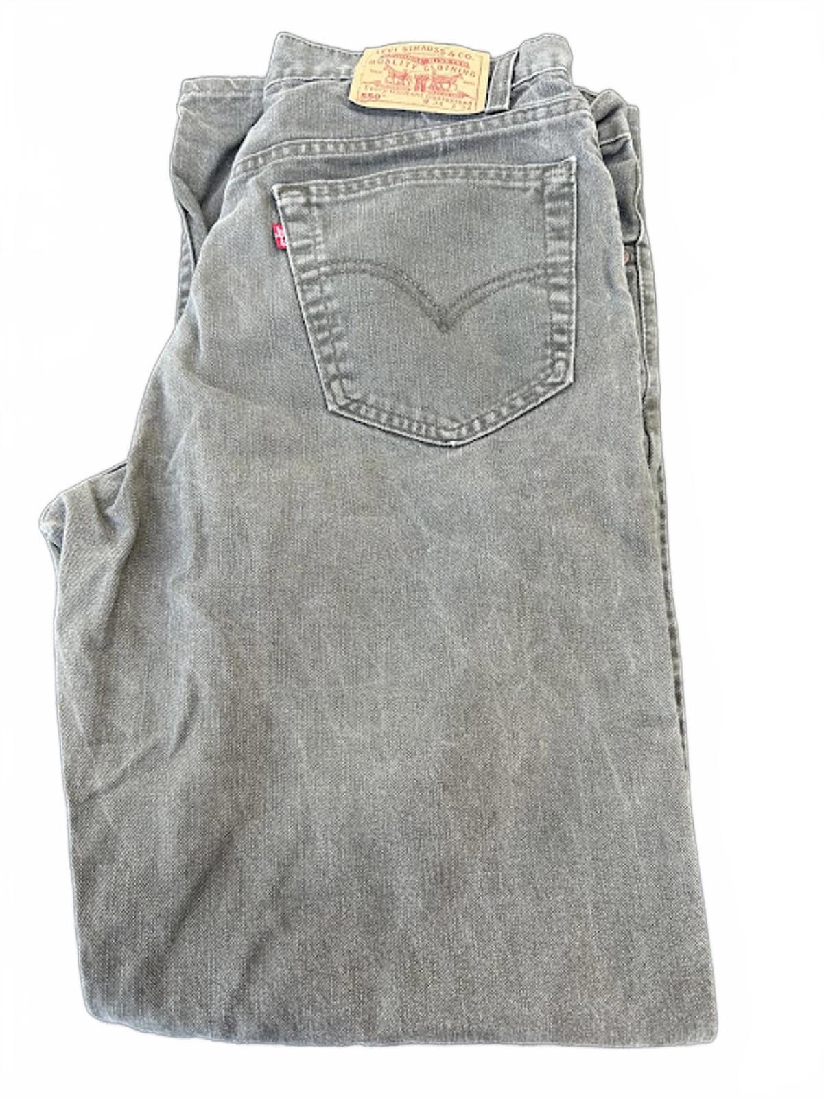 Levi's Levi’s 550 Green Gray Relaxed Jeans USA 34x34 Size US 34 / EU 50 - 5 Thumbnail