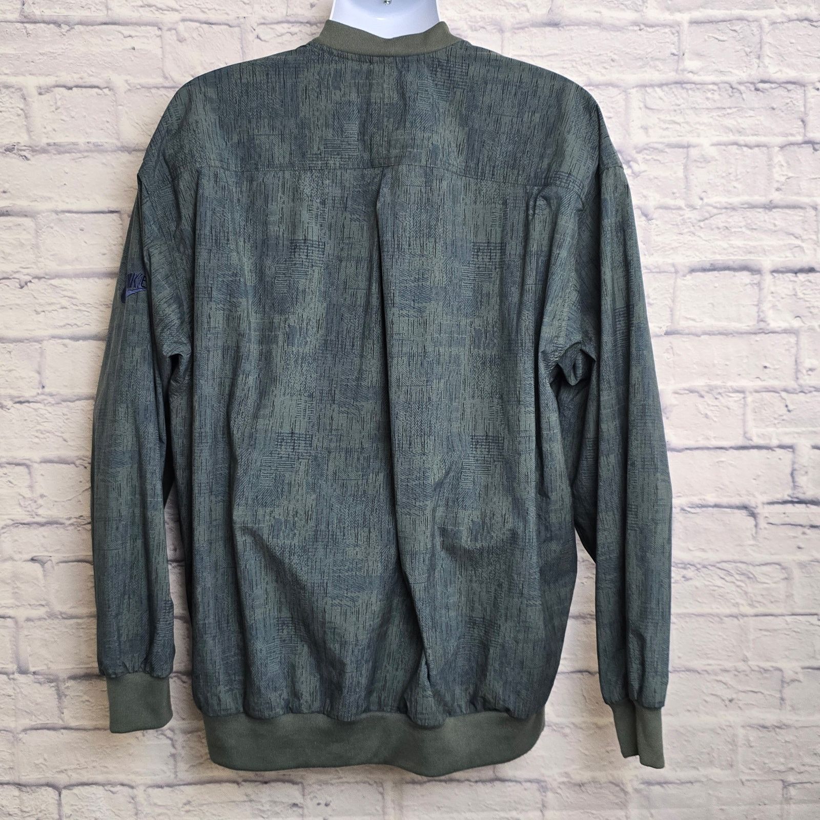 Nike Vintage Nike Golf Notre Dame XL Green 1/4 Button Pullover Size US XL / EU 56 / 4 - 2 Thumbnail