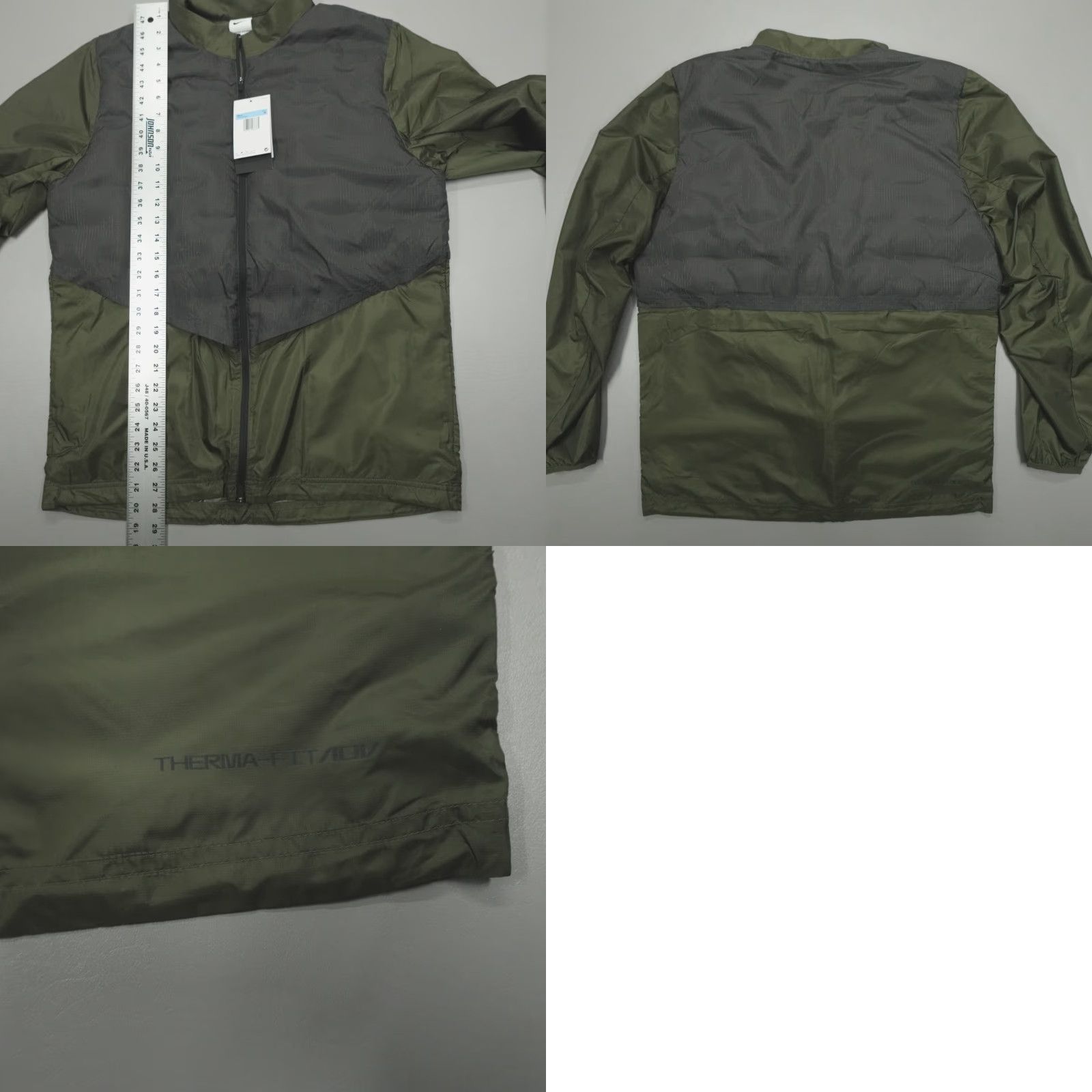 Nike Nike Therma-Fit ADV Repel Full Zip Golf Jacket Mens M Green Size US M / EU 48-50 / 2 - 8 Thumbnail