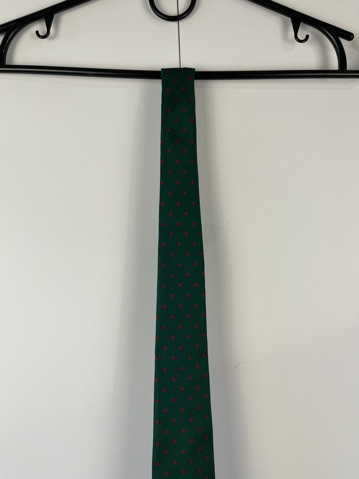 Alfred Dunhill Dunhill Luxury Polka Dot Silk Tie Made in Italy Size ONE SIZE - 2 Thumbnail