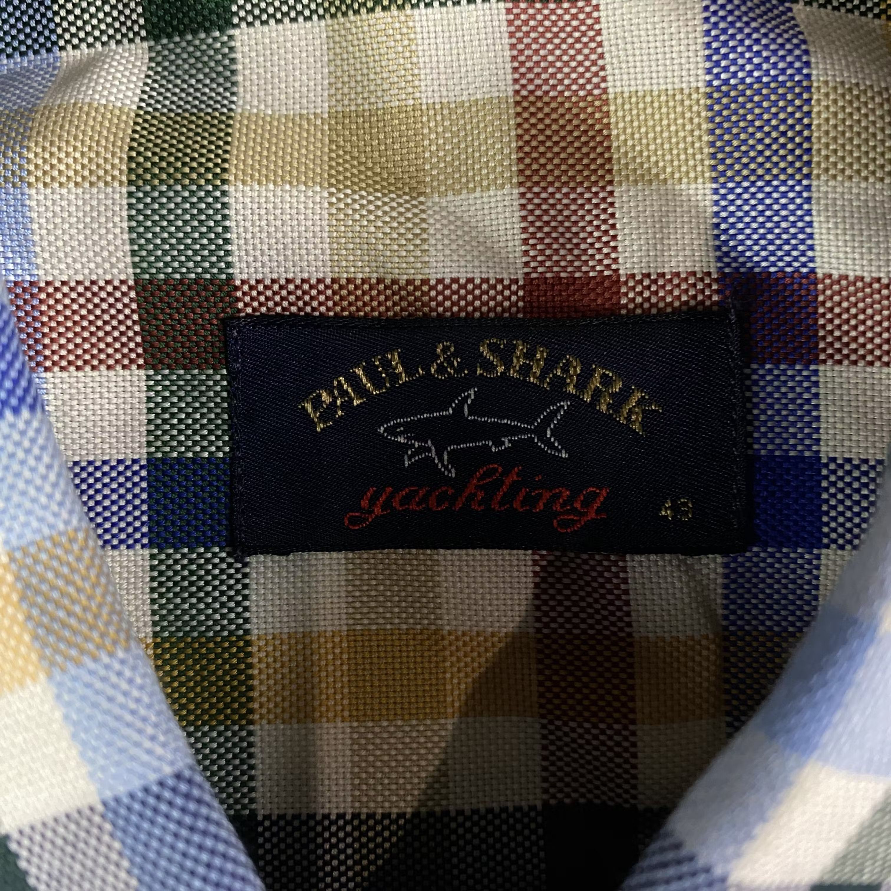 Paul & Shark × Vintage Mens Shirt Long Sleeve Paul Shark Size 43 Size US L / EU 52-54 / 3 - 4 Thumbnail