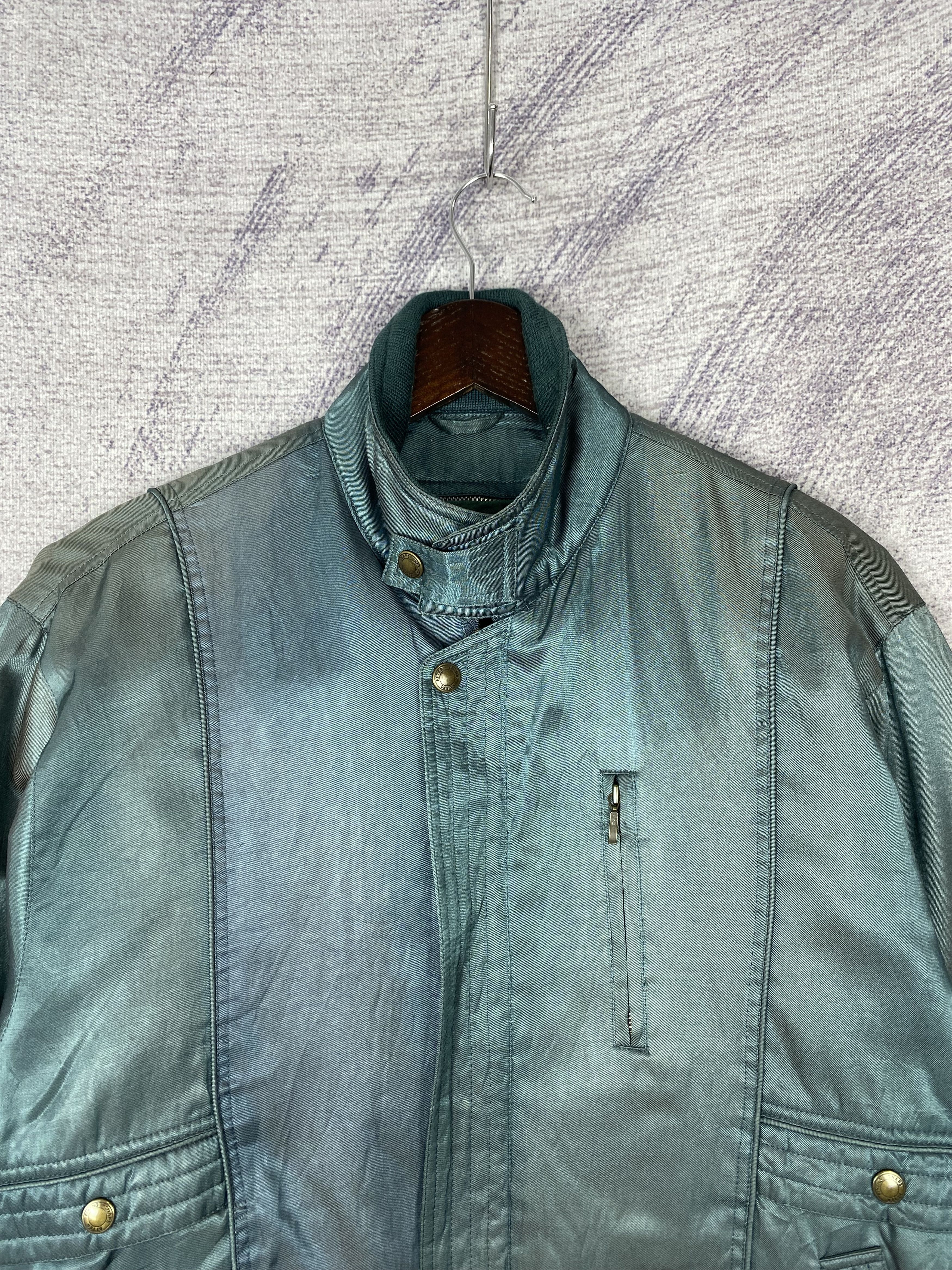 Japanese Brand Vintage Standard Member ZIp Up Light Nylon Jacket Size US M / EU 48-50 / 2 - 2 Thumbnail