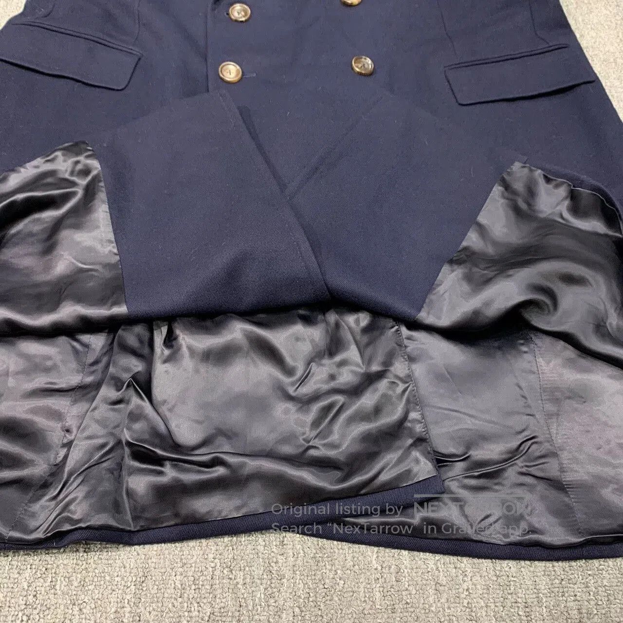Gucci new Gucci deep blue coat size 66R. Size US M / EU 48-50 / 2 - 9 Thumbnail