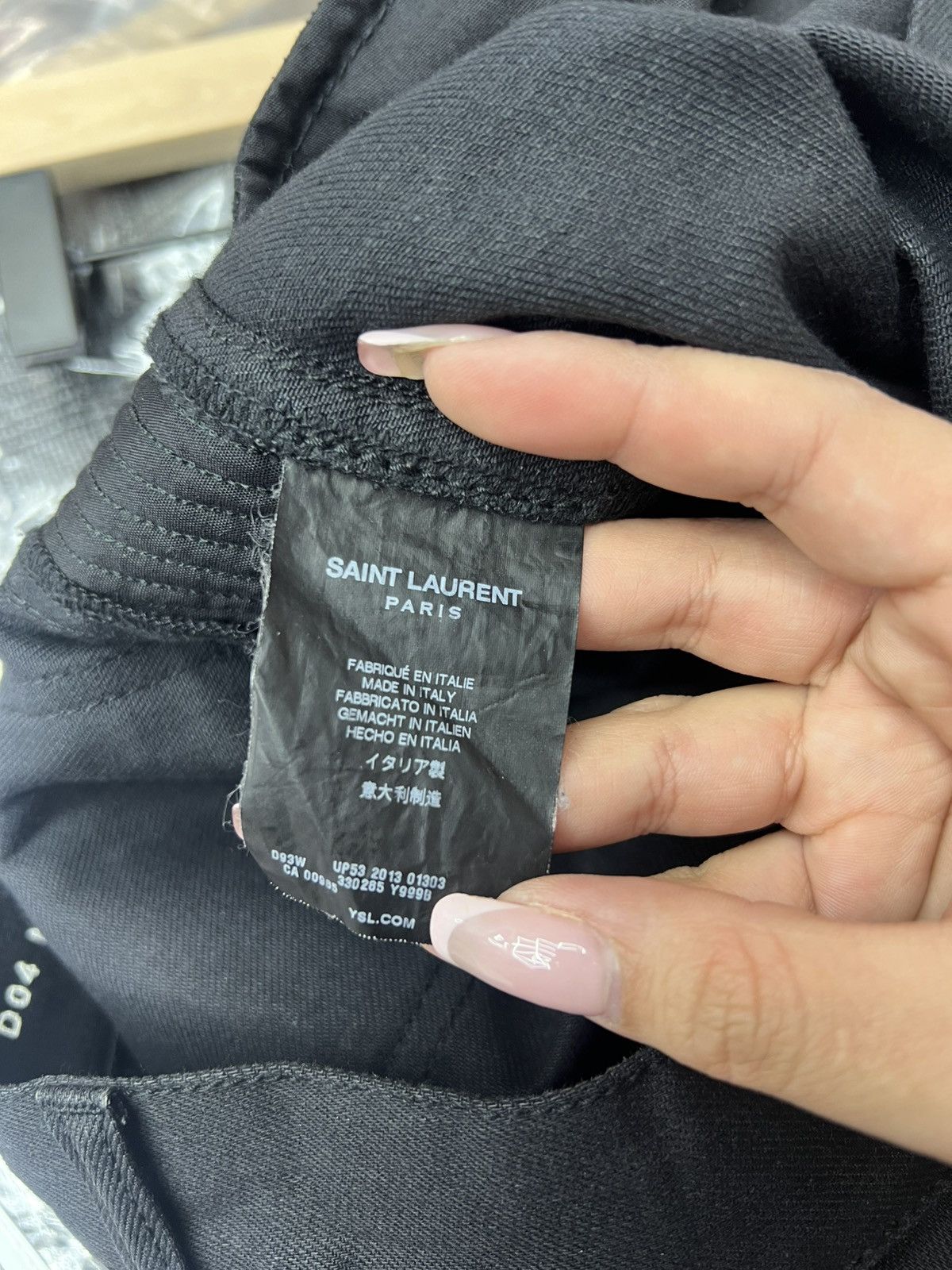 Saint Laurent Paris Saint Laurent Black Zipper Jeans Size US 28 / EU 44 - 10 Thumbnail