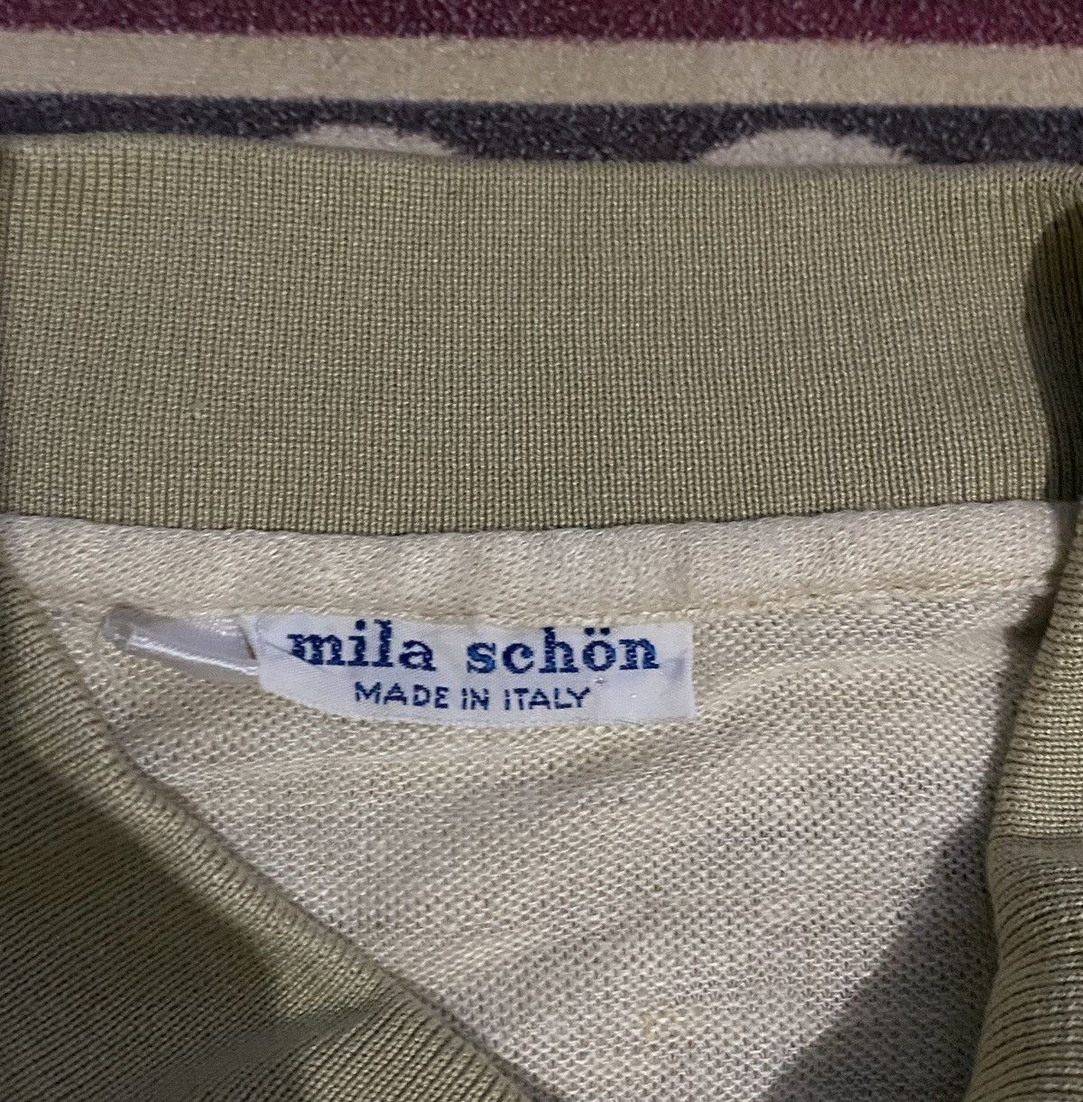 Japanese Brand Vintage Japanese Brand Mila Schon Sport Polo Size US S / EU 44-46 / 1 - 5 Thumbnail