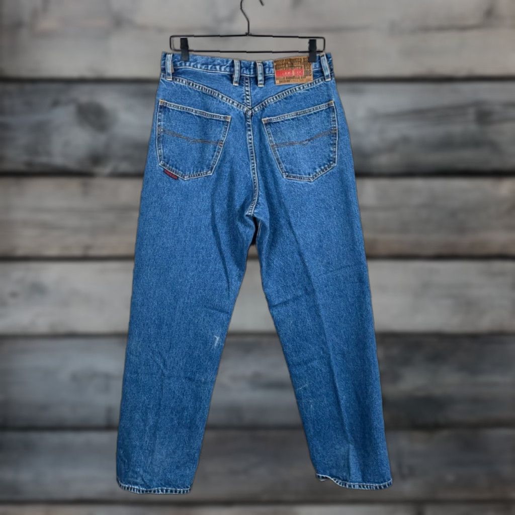 Vintage VINTAGE Mecca Baggy Fit Straight Leg Jeans Men’s 31 x 31 Denim 90s Hip Hop Skater Size US 31 - 1 Thumbnail