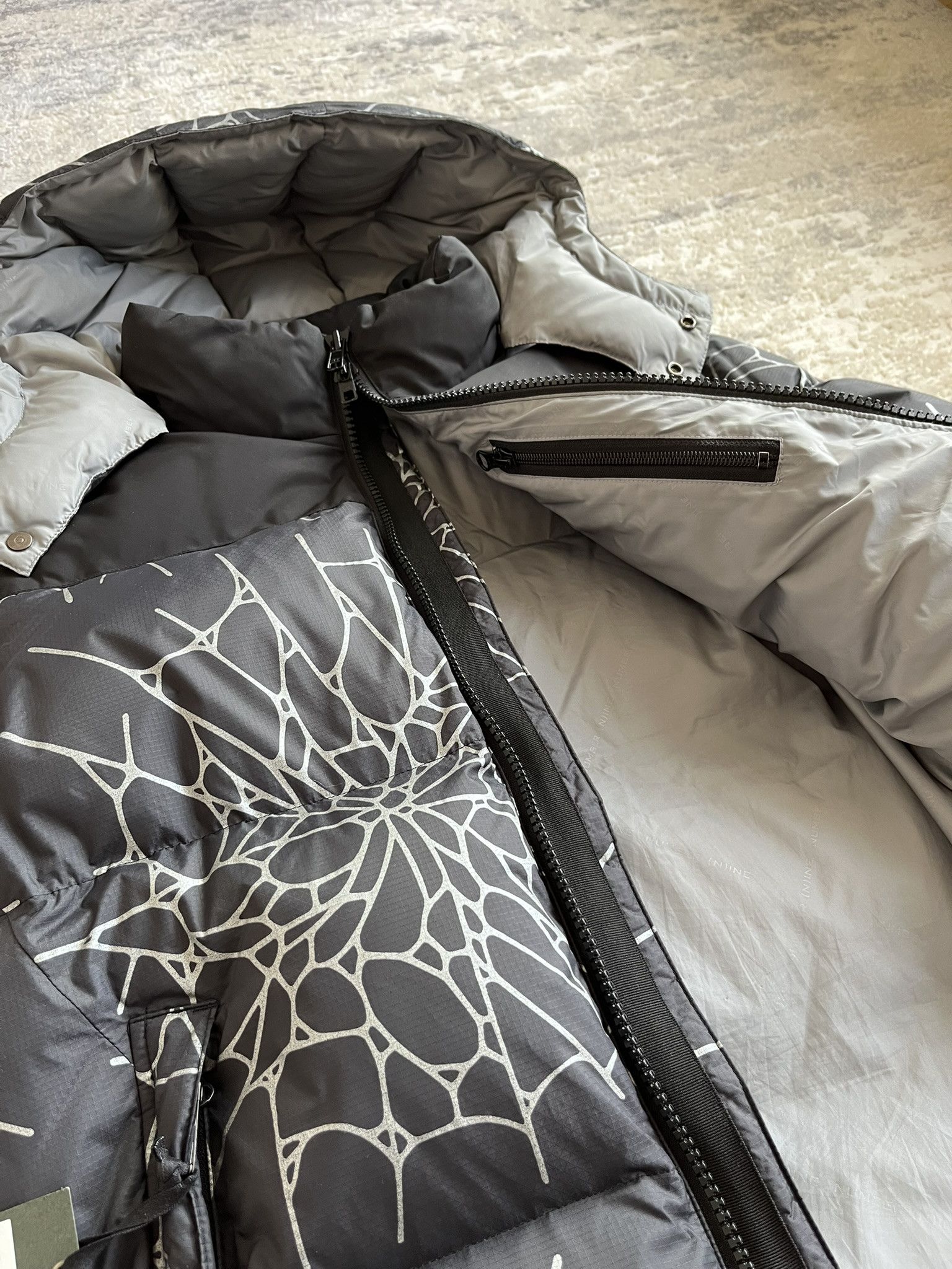 Number (N)ine number (n)ine aw12 spider web goose down puffer Size US L / EU 52-54 / 3 - 3 Thumbnail