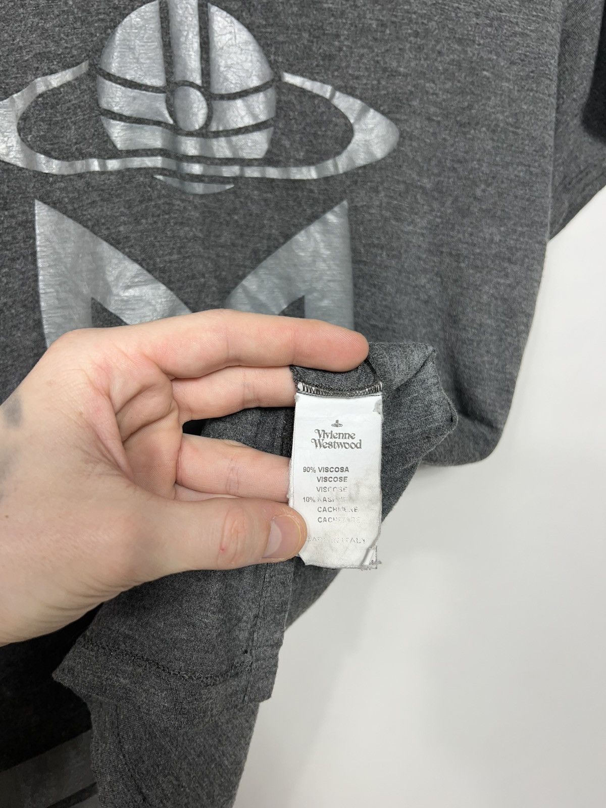 Vivienne Westwood Vintage Vivienne Westwood T-shirt Tee With Big Logo Size M / US 6-8 / IT 42-44 - 6 Thumbnail