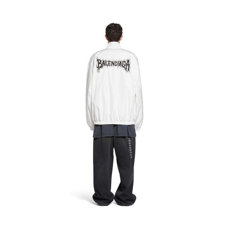Balenciaga o1tr1nto0725 DIY Metal Outline Tracksuit Jacket in White Size US S / EU 44-46 / 1 - 5 Thumbnail