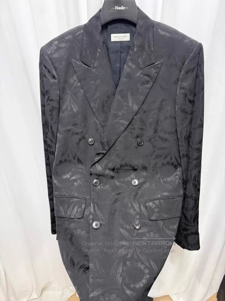 Dries Van Noten DRIES VAN NOTEN Silk Jacquard Jacket Size US S / EU 44-46 / 1 - 3 Thumbnail